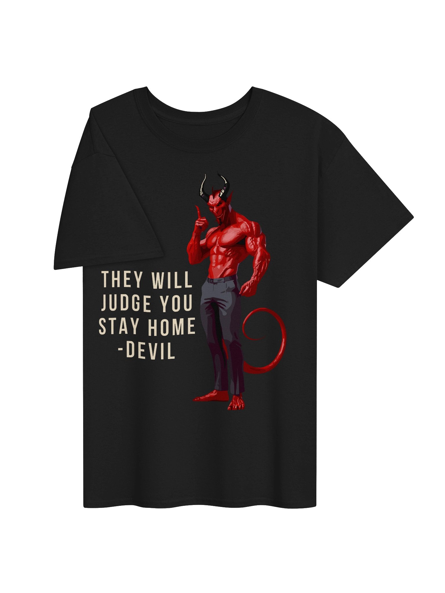 They Will Judge You Devil Tee product image (3)
