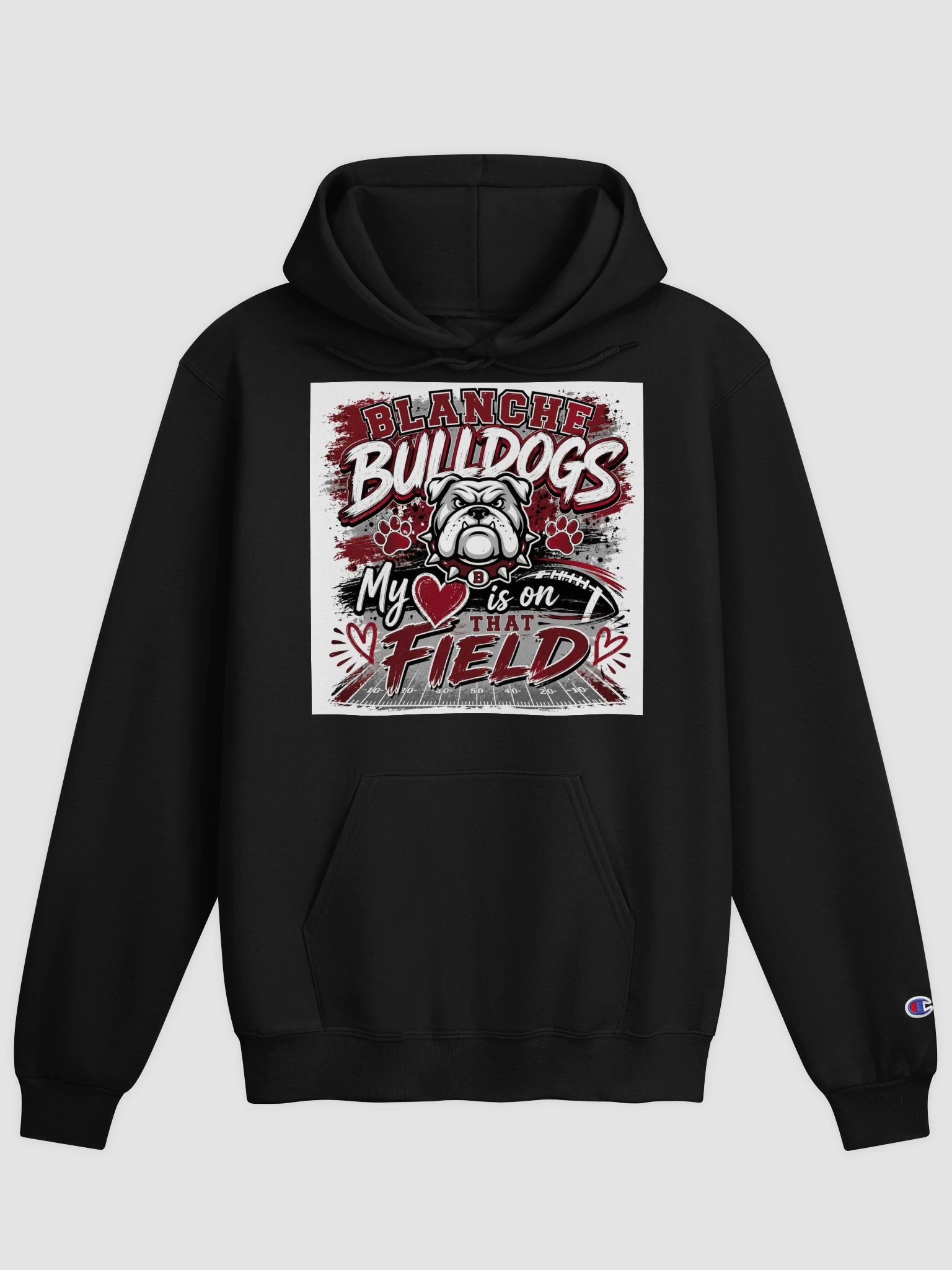 My Heart Is On That Field Hoodie product image (1)