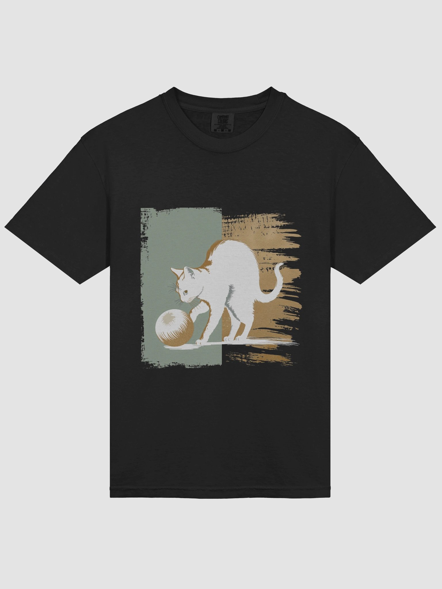 Holiday cat charm shirt -relaxed fit product image (10)