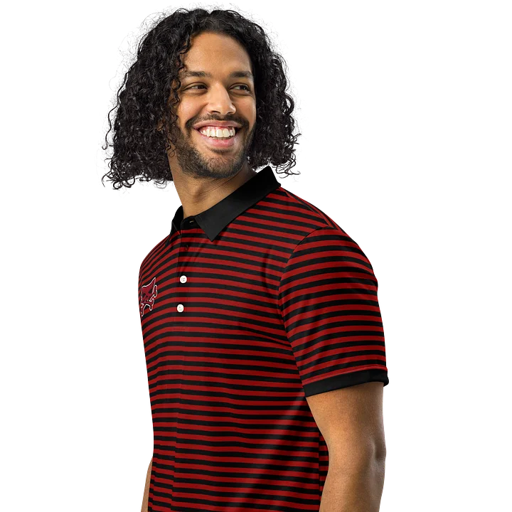Red and Blaque Red Kat Skull Polo product image (2)