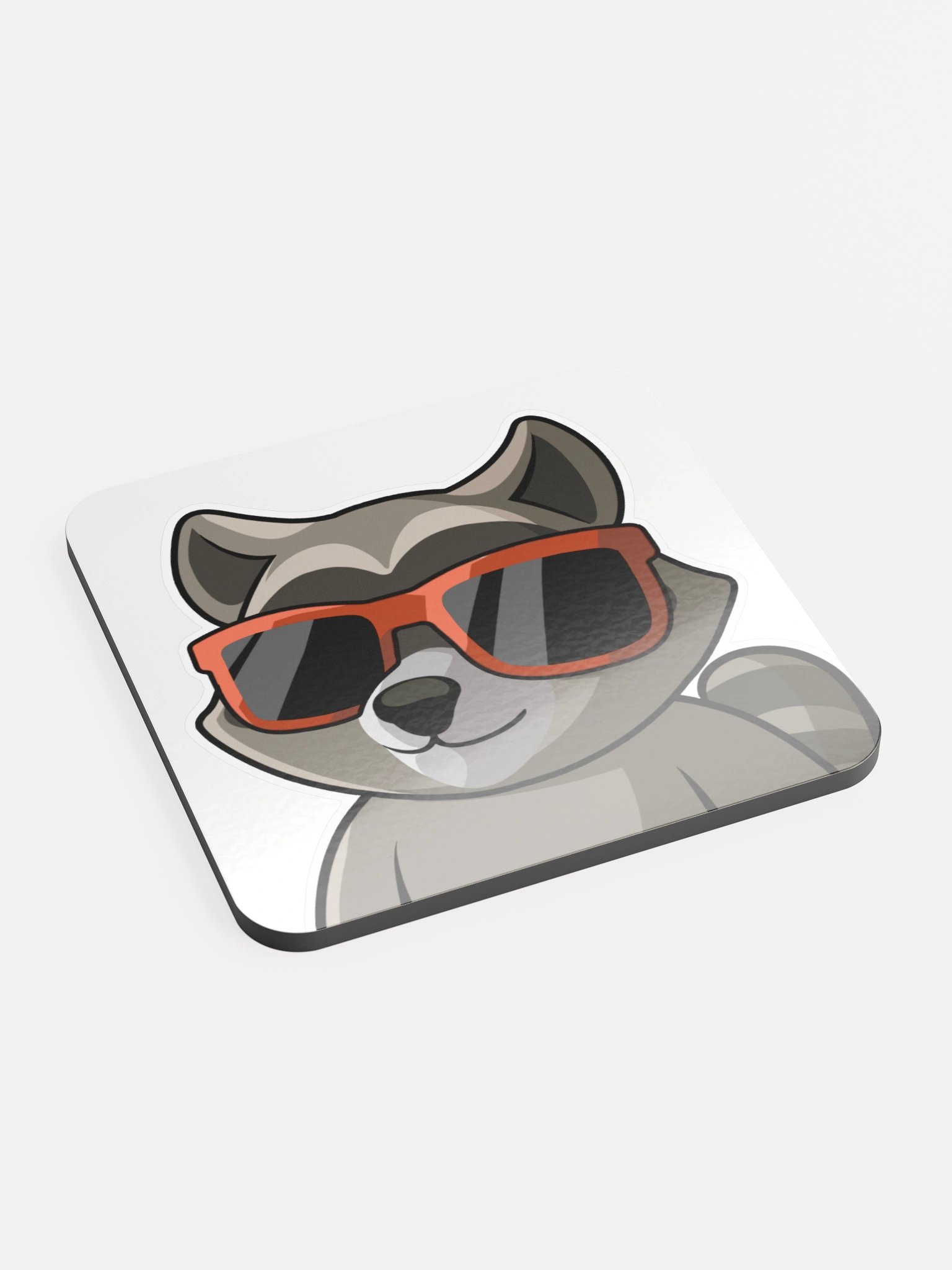 RespawnRaccoon's Coaster - White Background product image (2)