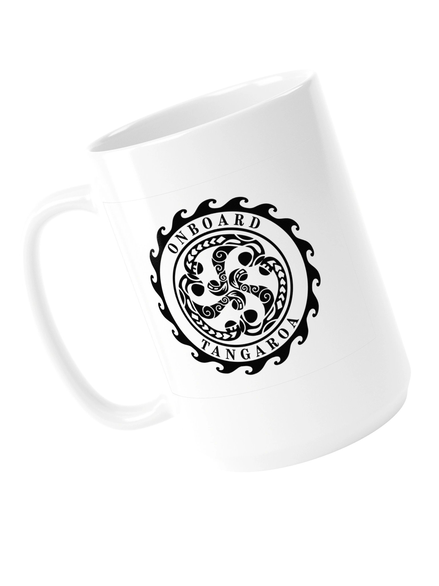 White Mug – Tangaroa Logo product image (5)