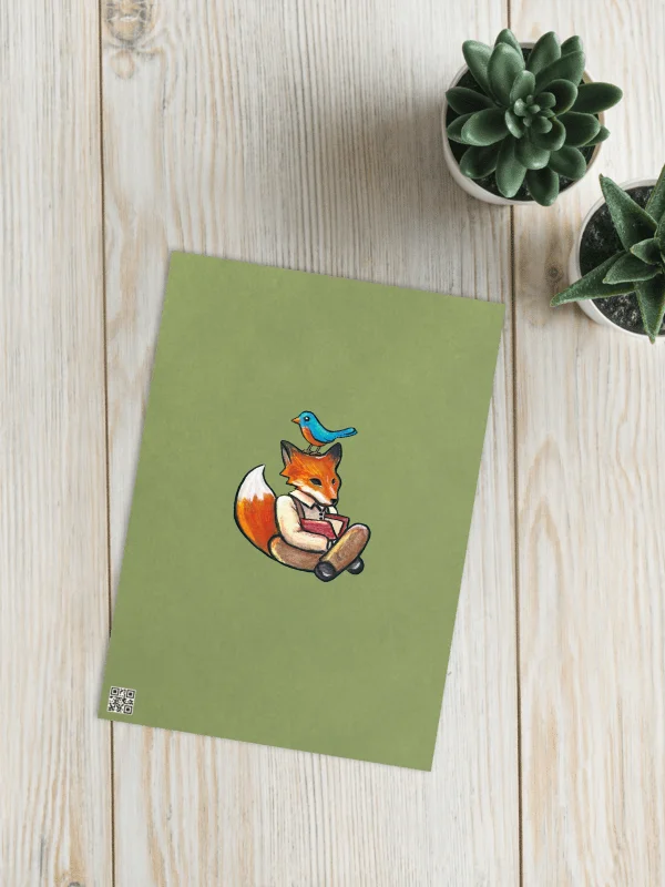 Fantasy Forest Fox Cake - Card product image (7)