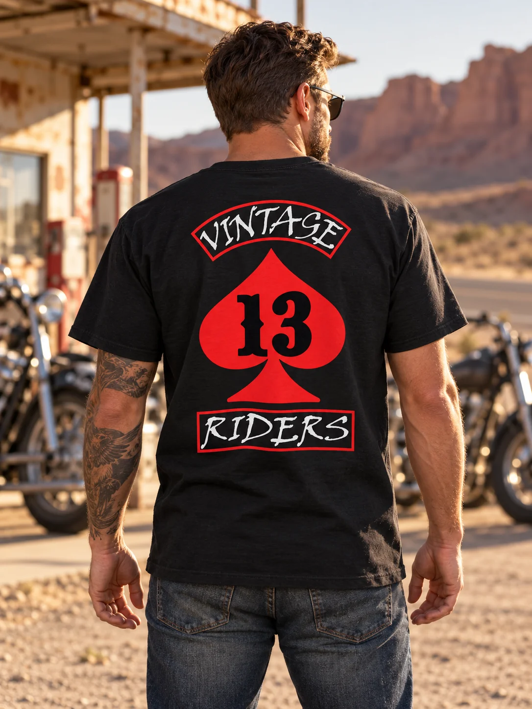 Close the Gap + Vintage Riders 13 — Gildan Heavyweight Tee product image (2)