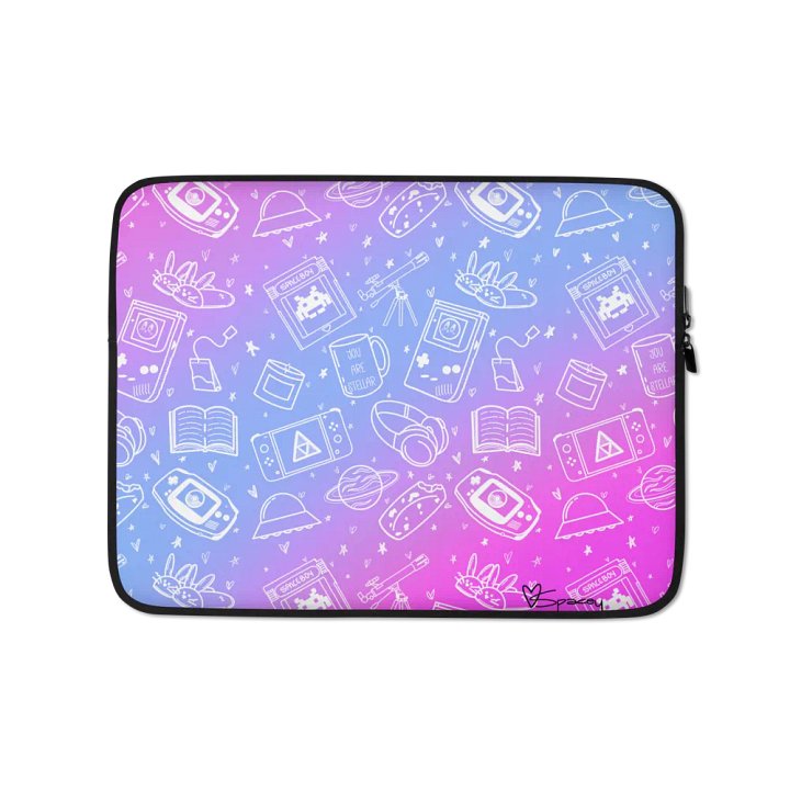 Pastel Doodle Laptop Sleeve product image (1)
