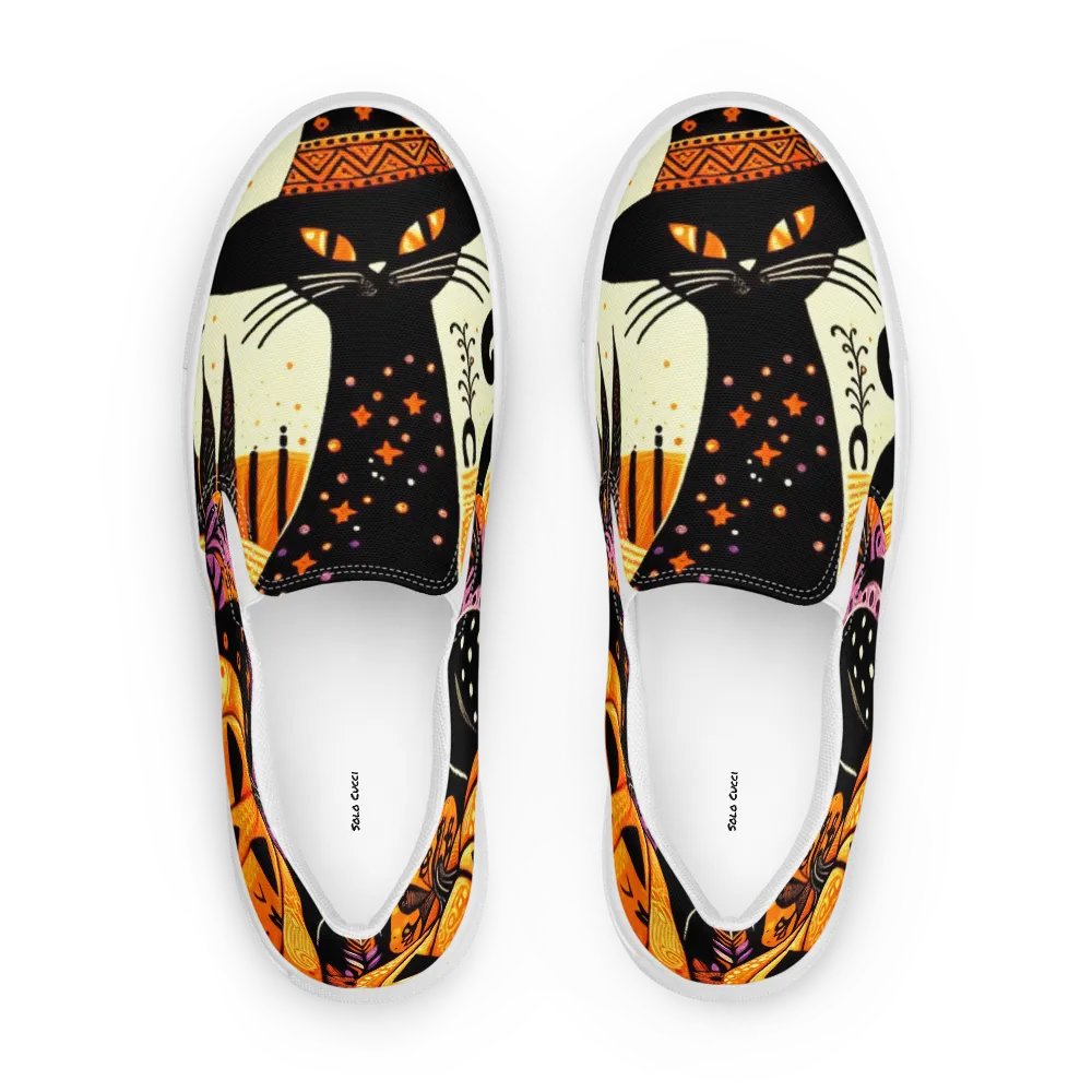 Halloween Cat Slip-Ons product image (2)
