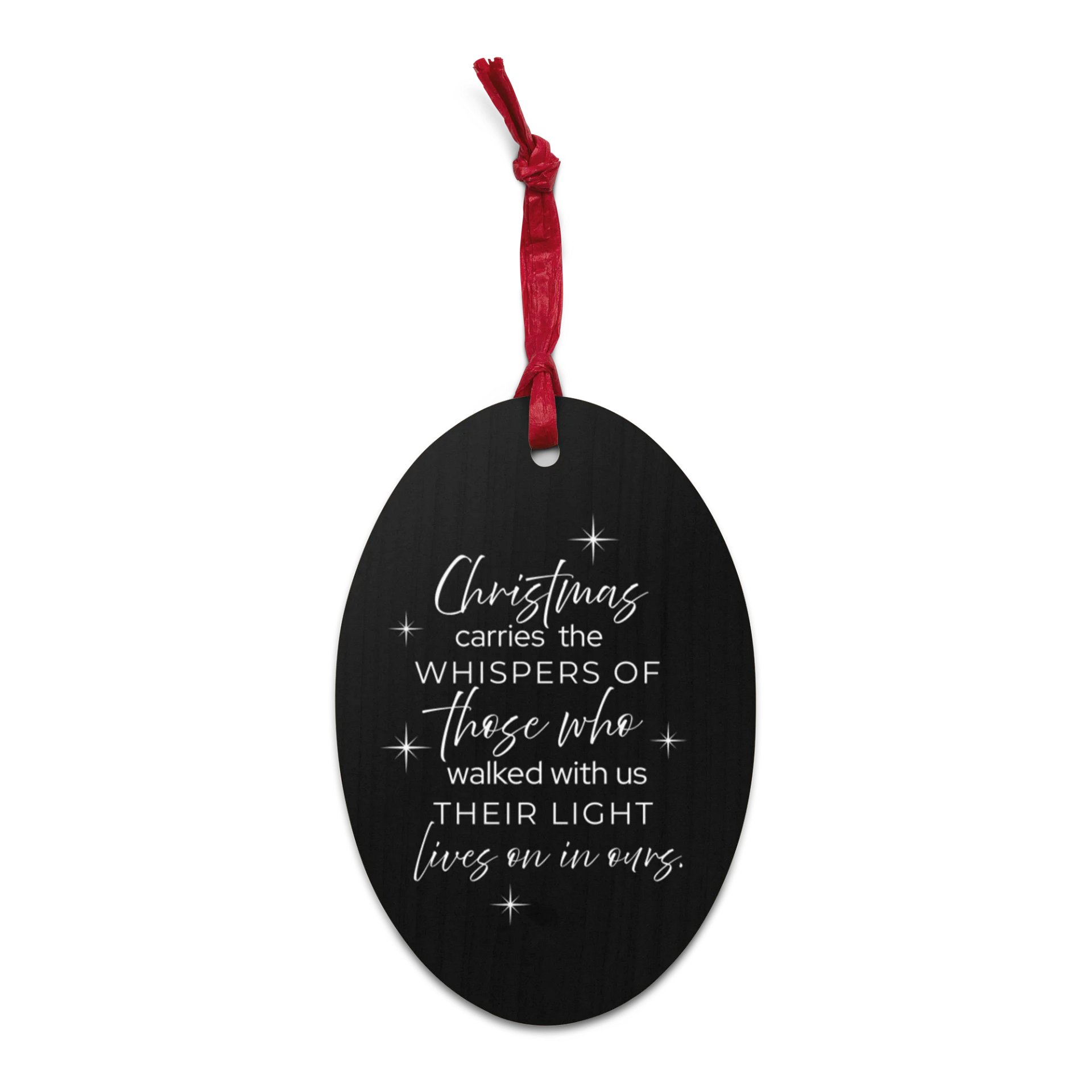 The LIGHT Remembers Ornament | Memorial Christmas Ornament product image (2)