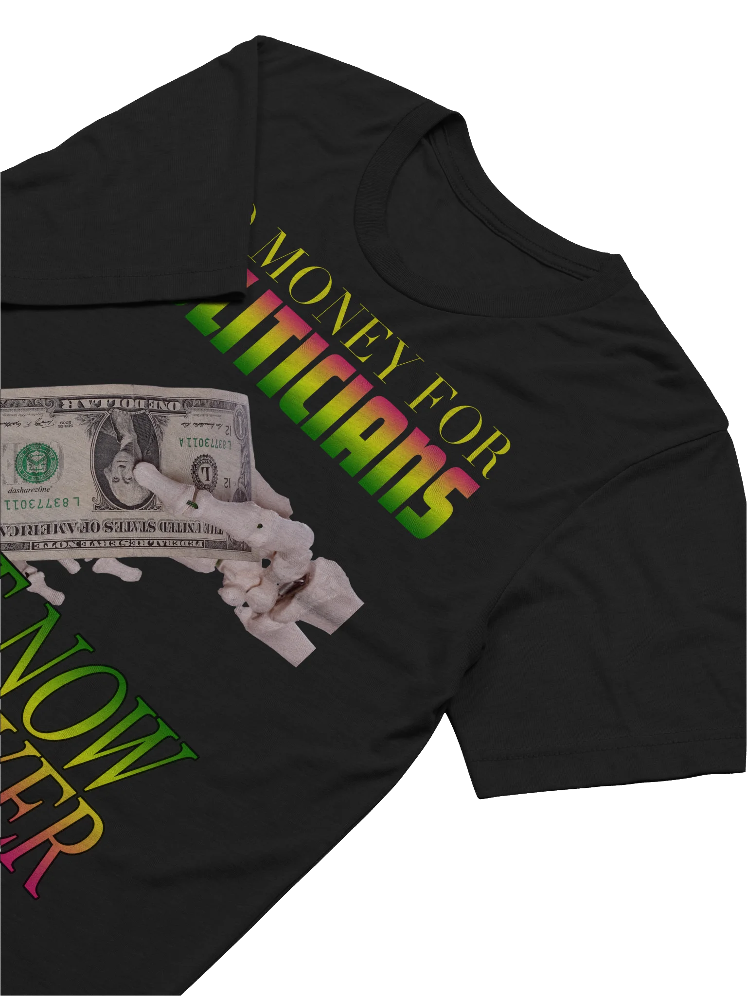 NO MONEY FOR POLITICIANS "TRI BLEND" product image (21)