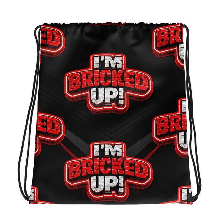 Bricked up draw string bag product image (1)