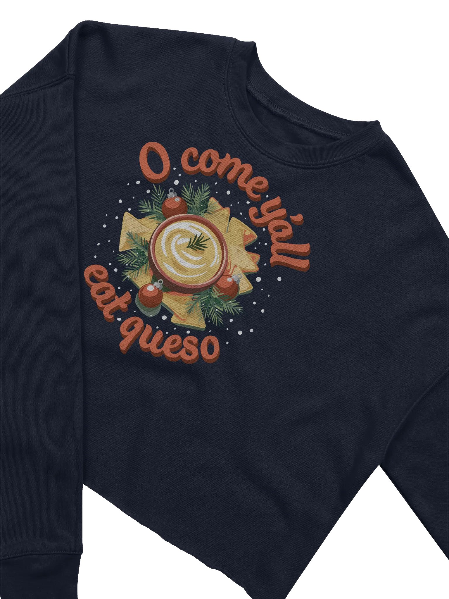 O Come Y'all Eat Queso Distressed Cutoff Fleece Sweatshirt product image (6)