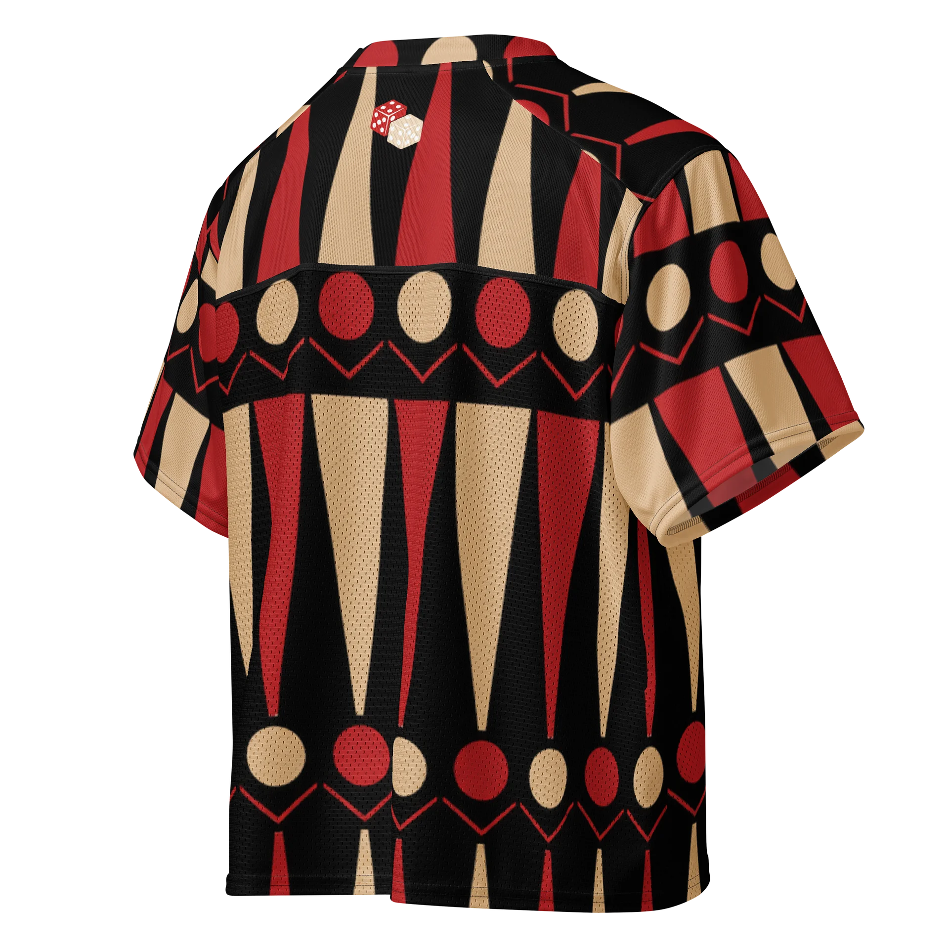 Retro Geometric Boxy Football Jersey product image (4)