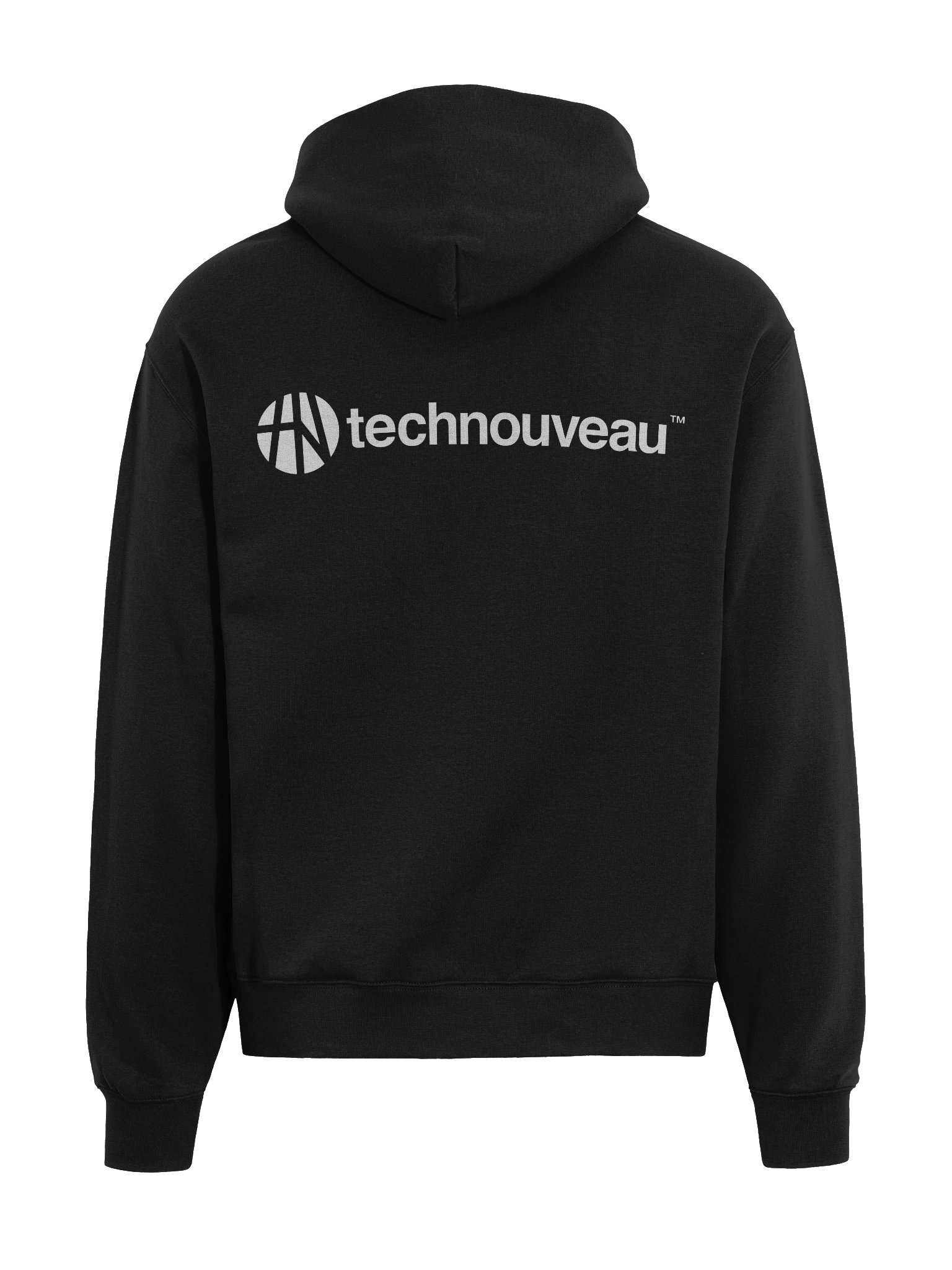 Design the Future: Technouveau - Black Hoodie product image (5)