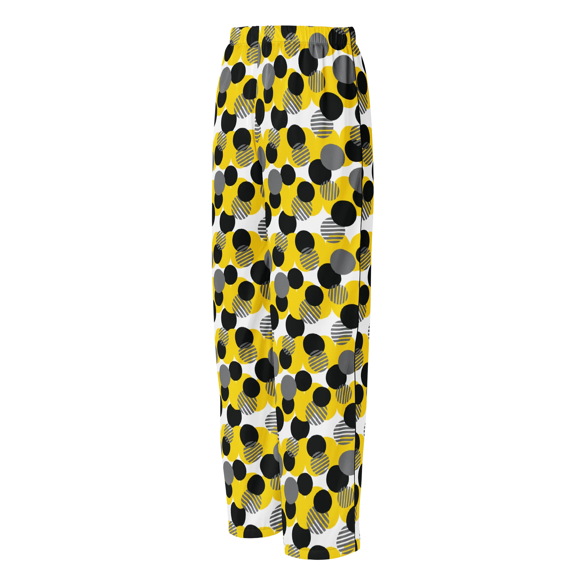 Cozy Chic Modern Geometric Polka Dot All-Over Print Women's Pajama Pants product image (5)