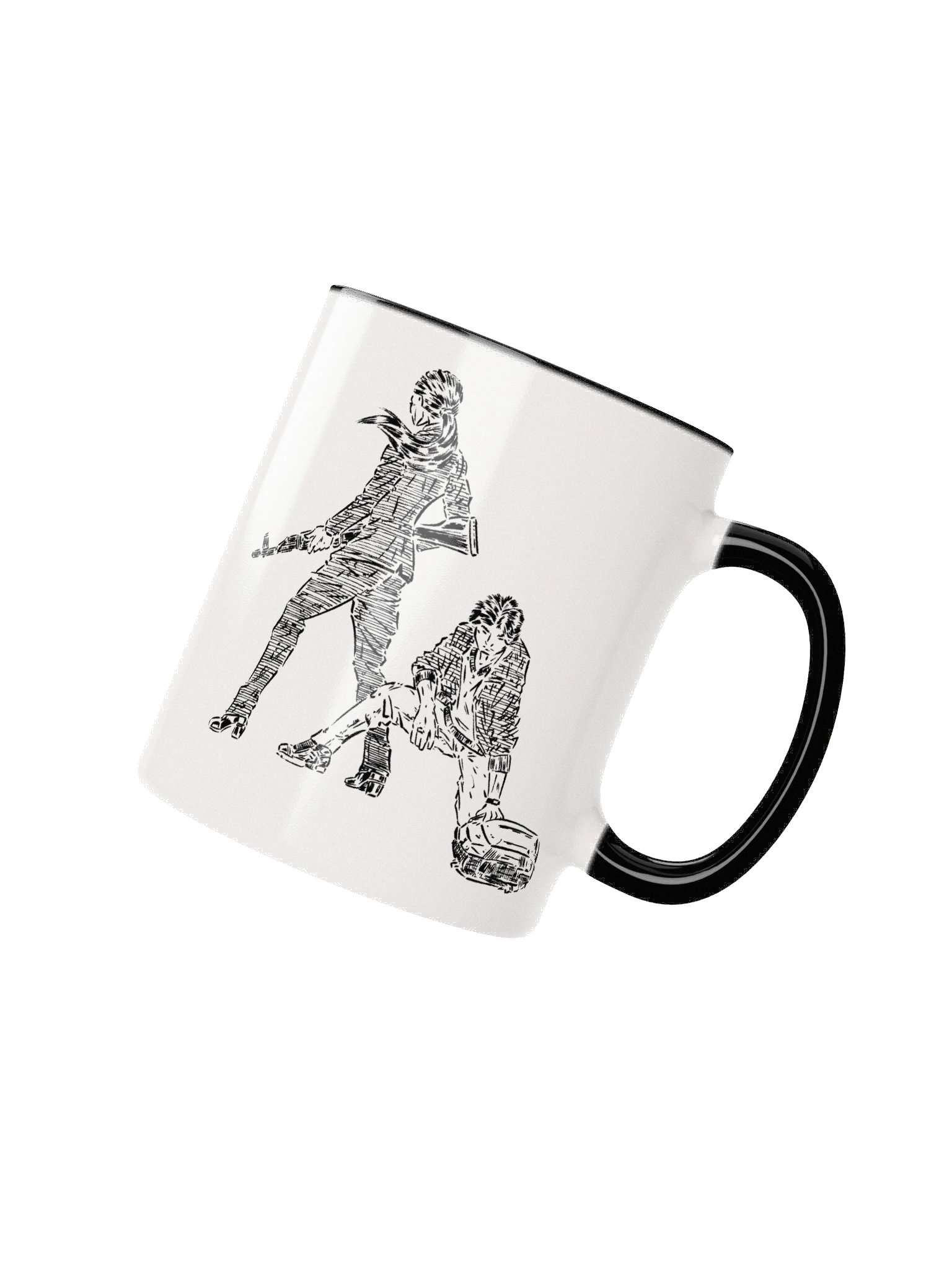 MEIFUMADO | Sakura & Naoki | Black & White Mug product image (2)