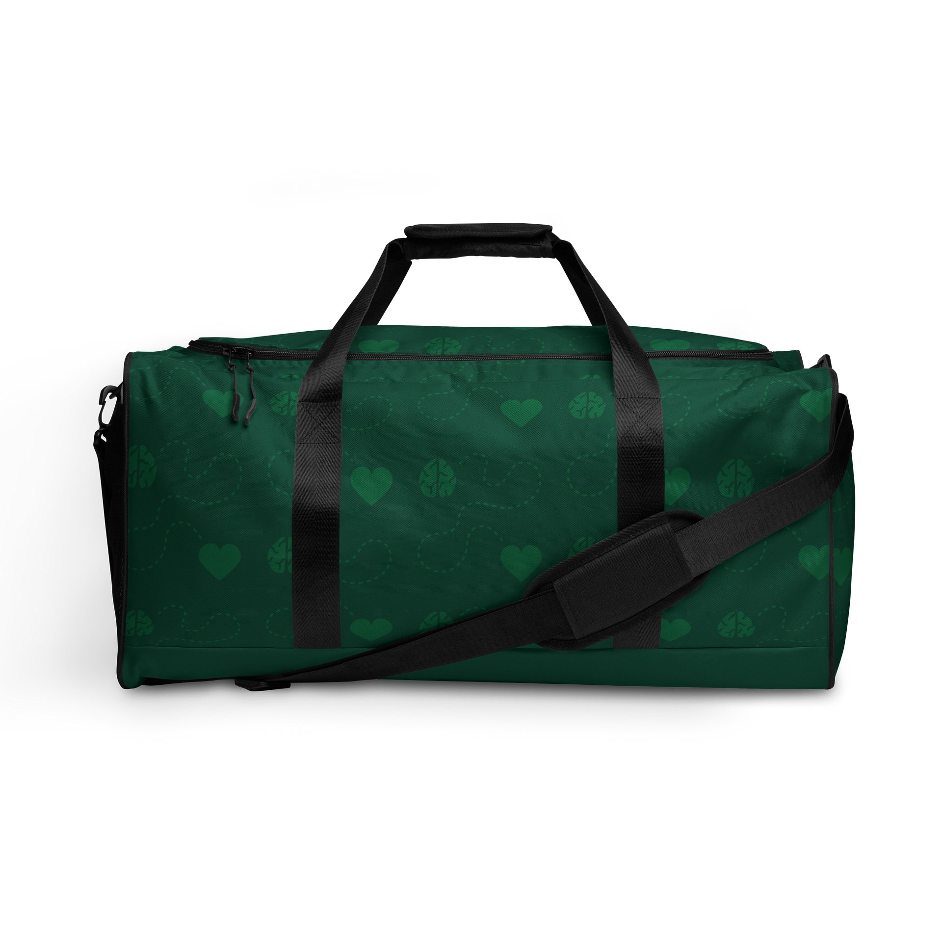 Brain and Heart Connections All-Over Duffle Bag product image (1)