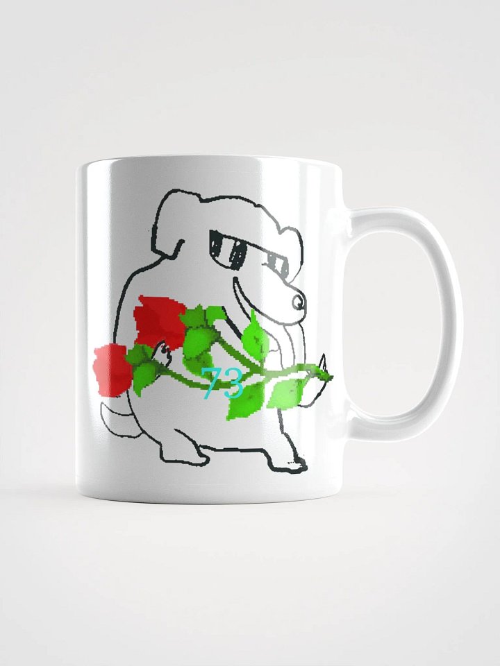 COOL DOG w/rose mug (double sided) product image (2)