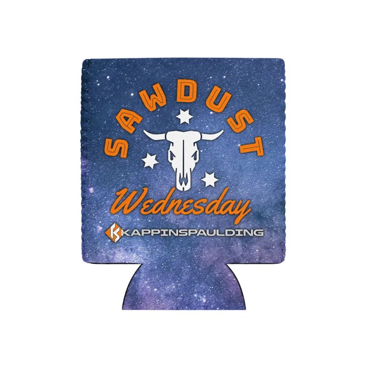 Sawdust Wednesday Koozie product image (1)