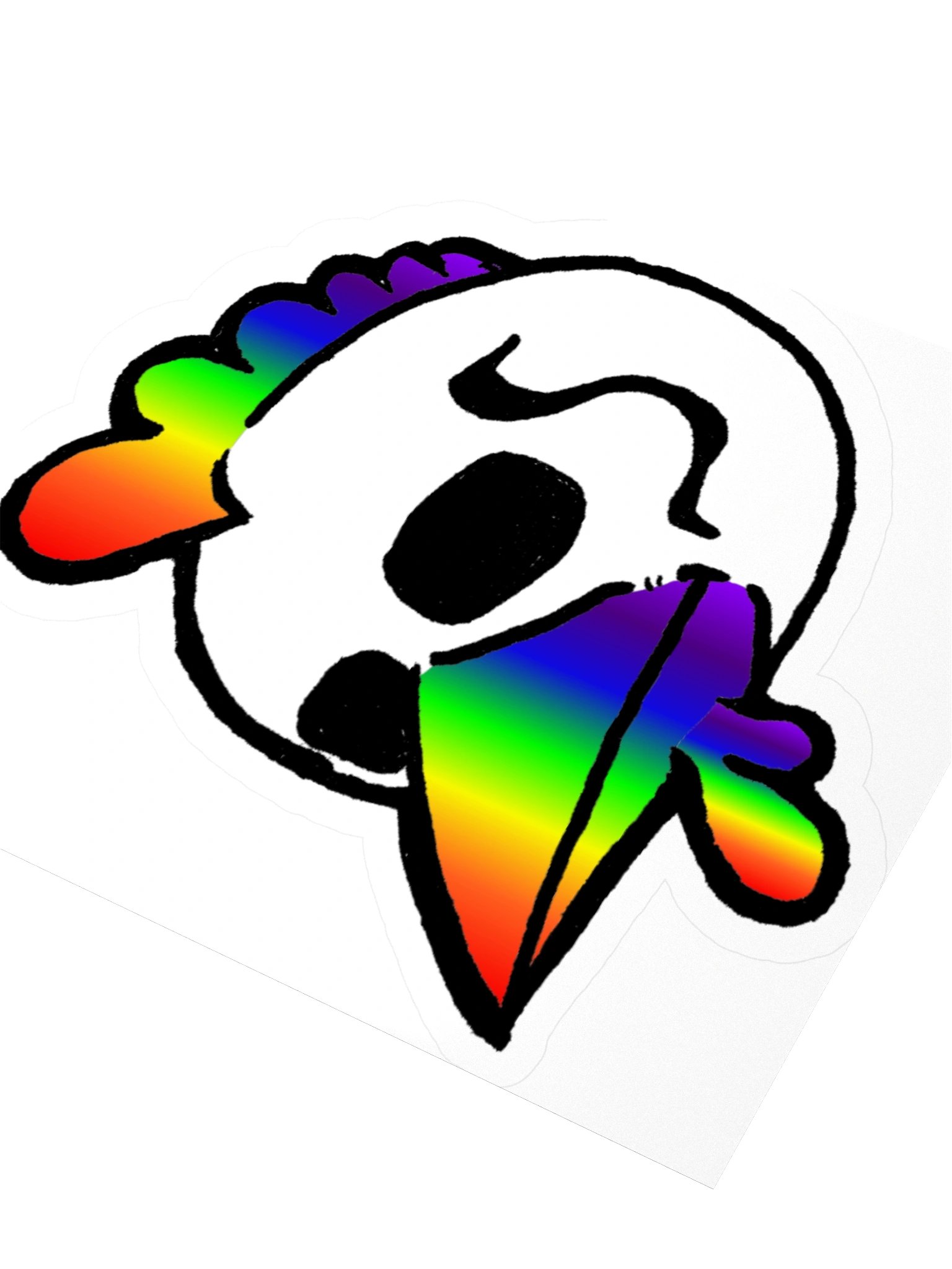 Rainbow Hawk | Slaps Sticker product image (3)