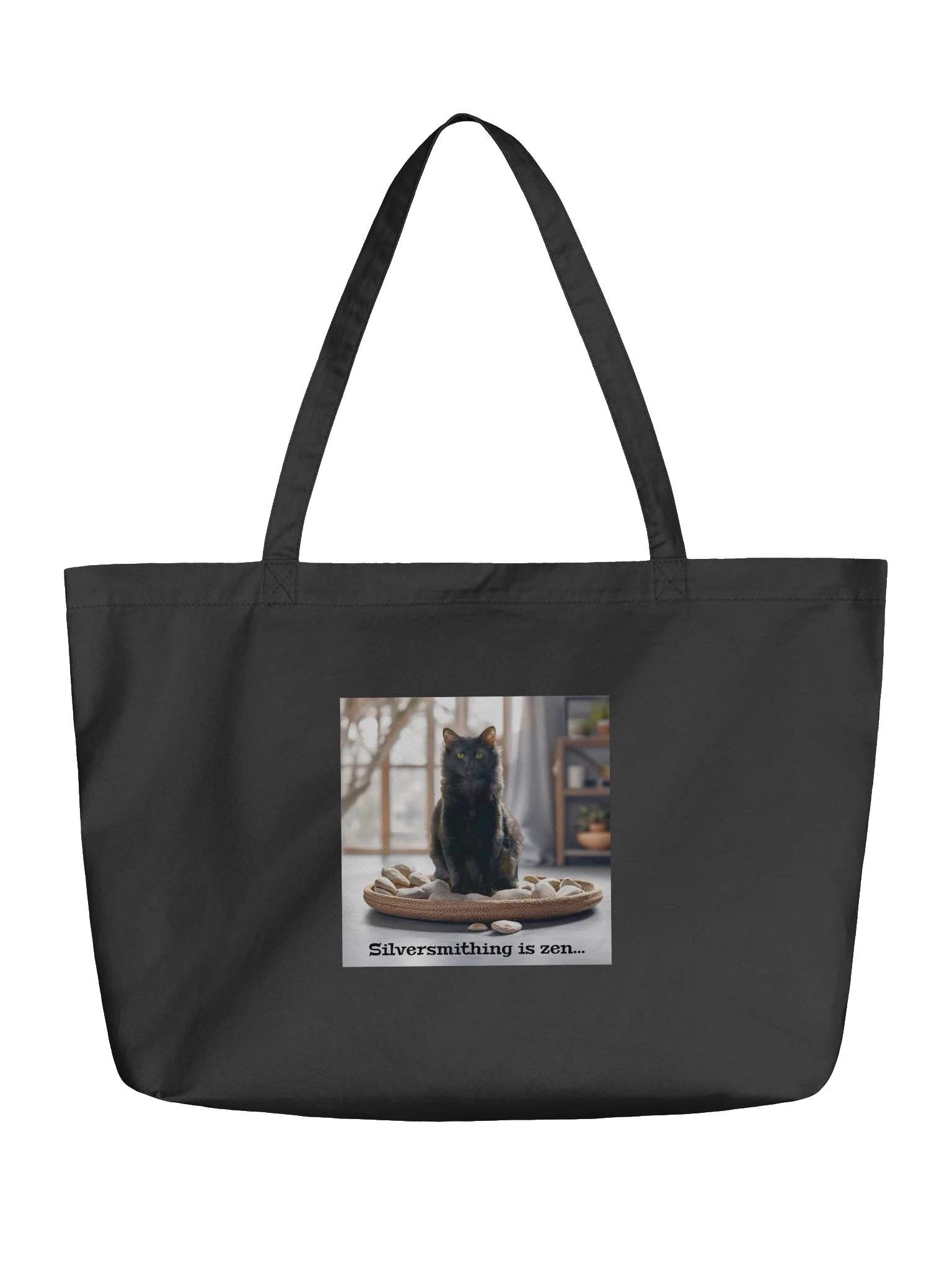 Silversmithing is zen tote bag product image (1)