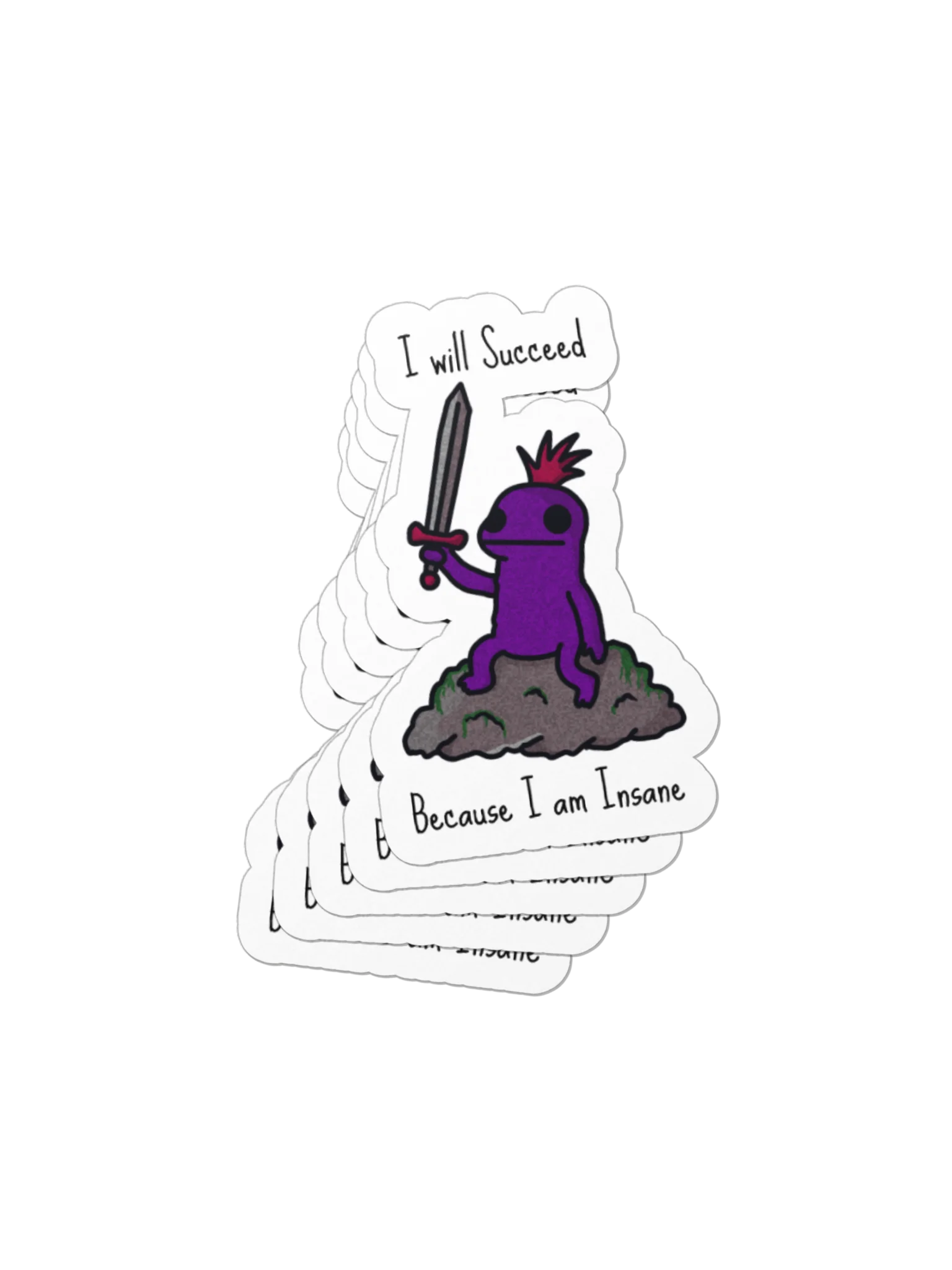 "I Will Succeed" Jeremy Sticker product image (9)
