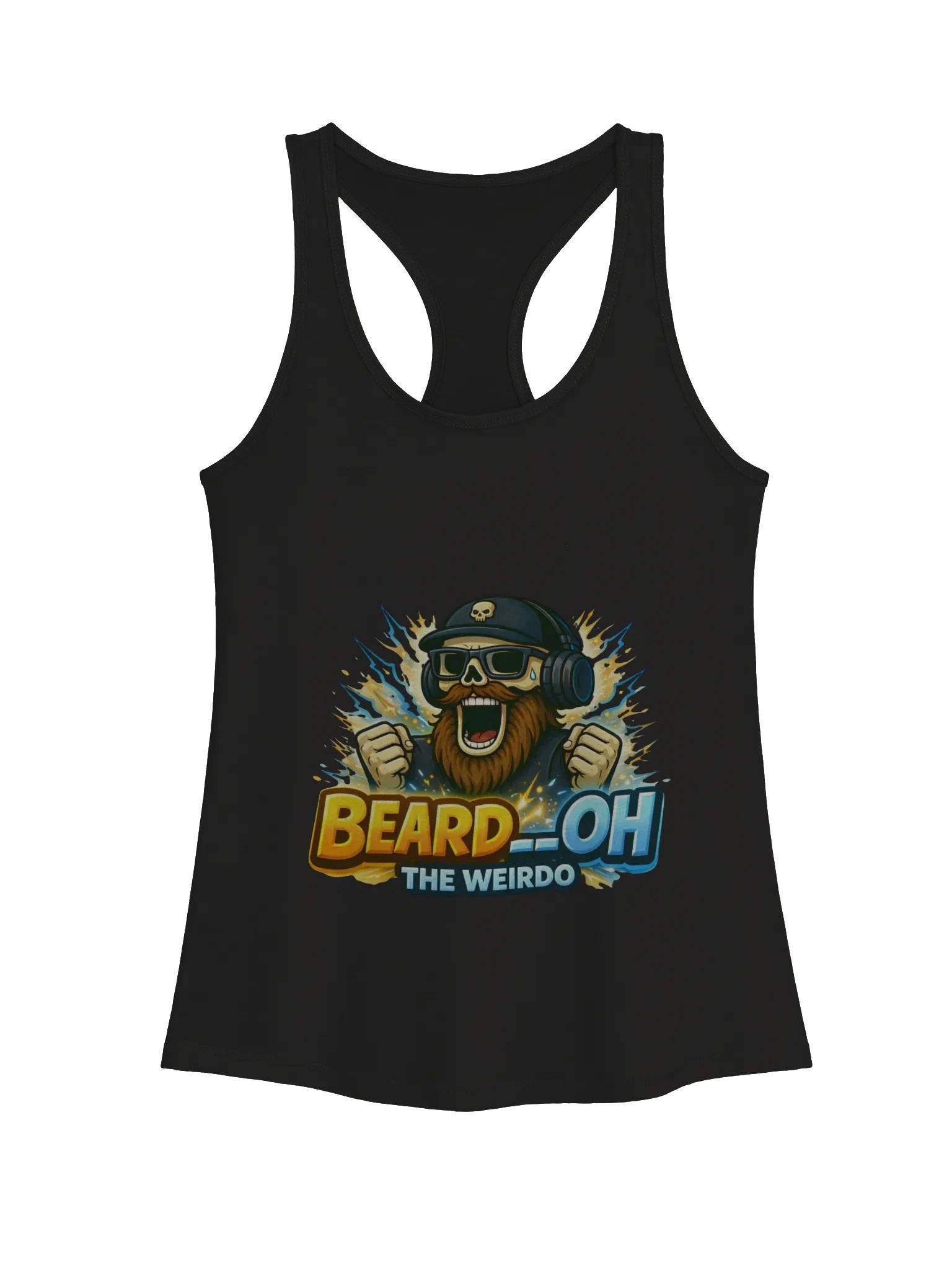 Beard__Oh Racerback Tank Top product image (1)