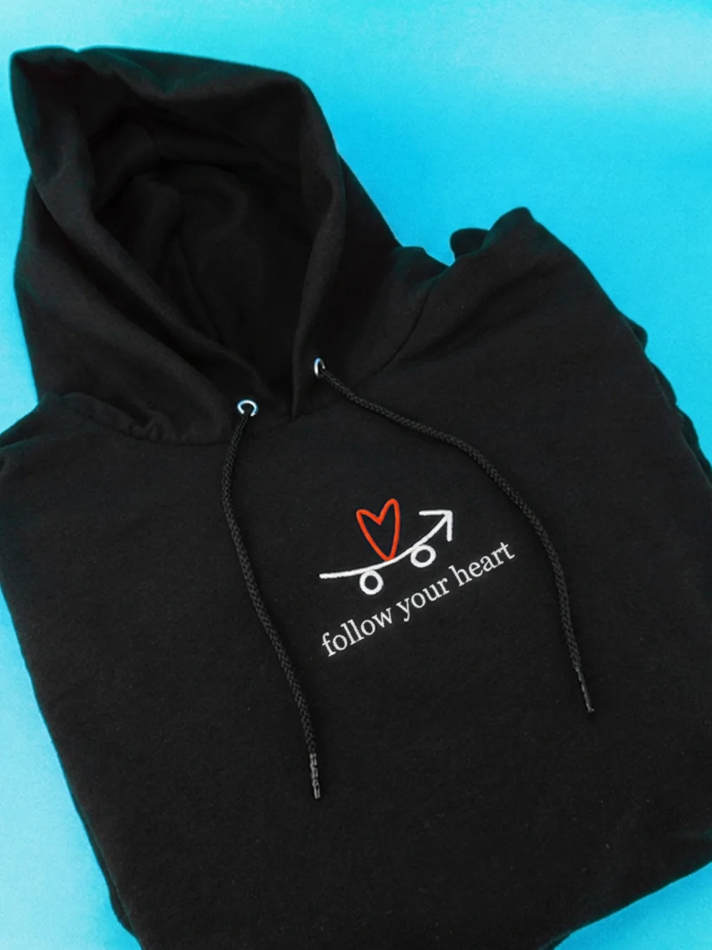 Follow Your Heart Embroidered Hoodie product image (1)