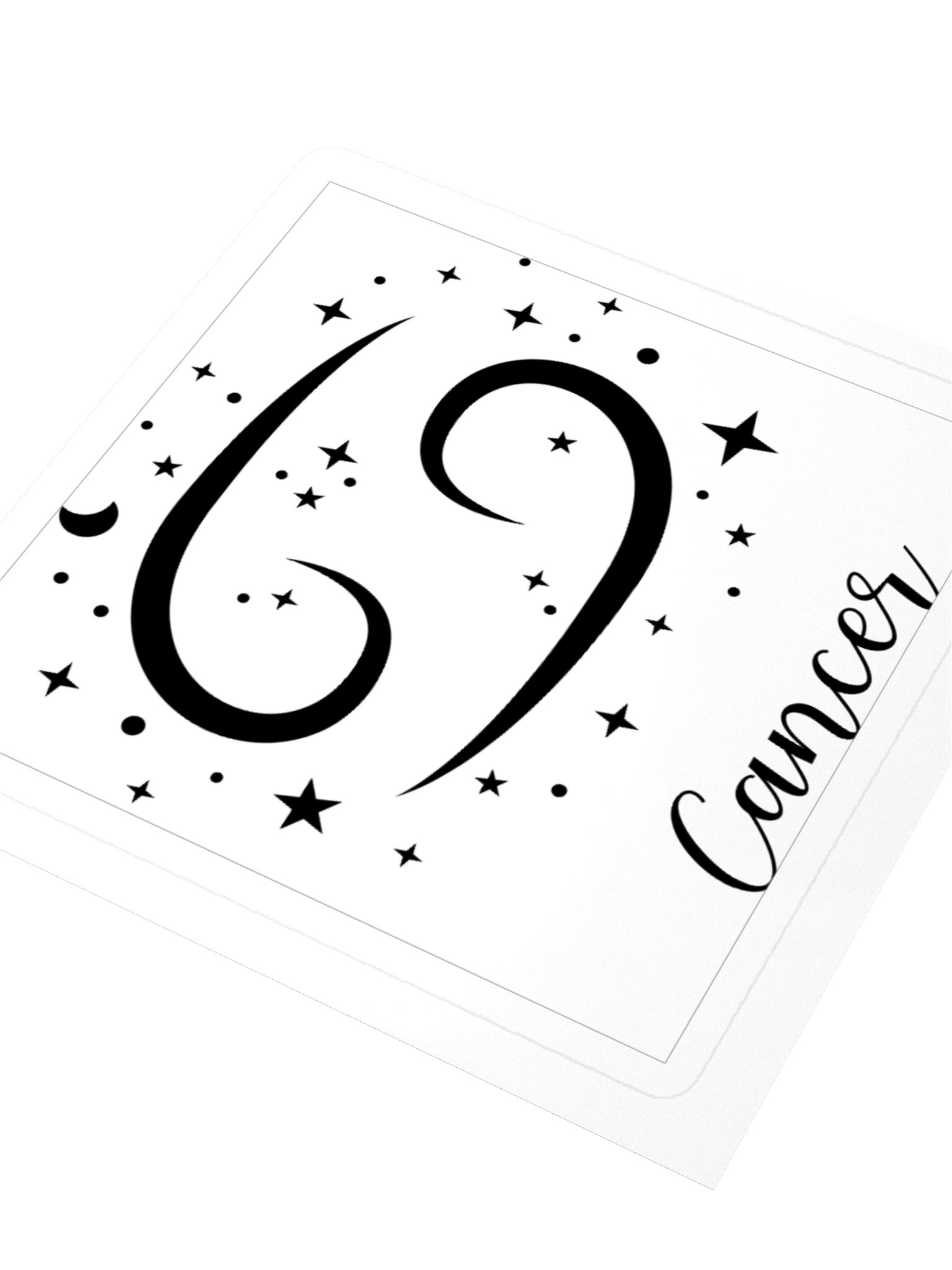Cancer Zodiac Kiss Cut Sticker product image (3)