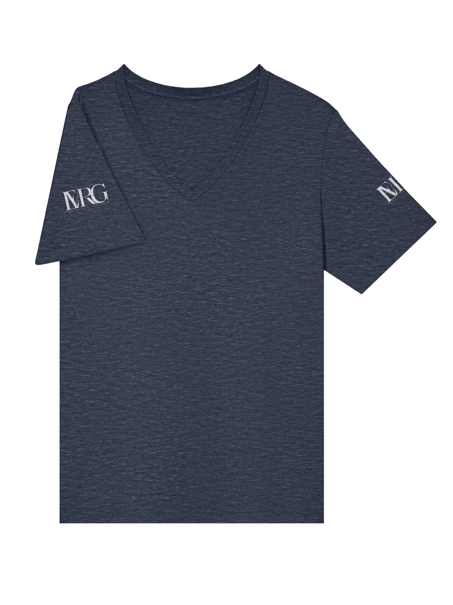 Sleeve Logo Navy V-Neck Tee product image (2)