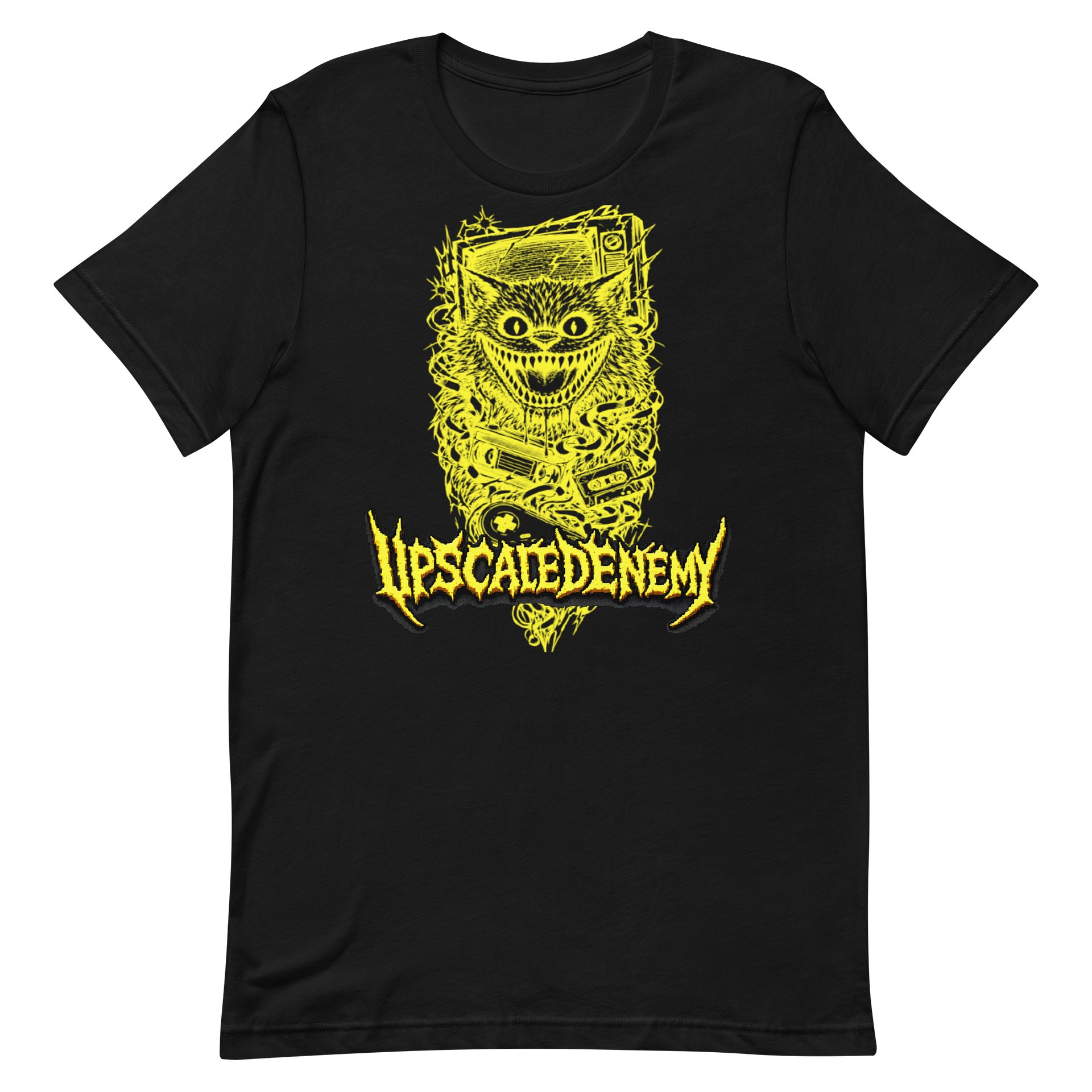 UE - Cheshy-Linework-Yellow_BLK Tee product image (2)