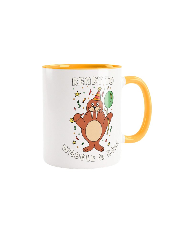 Ready To Waddle And Roll Cute Silly Funny Walrus Mug product image (2)