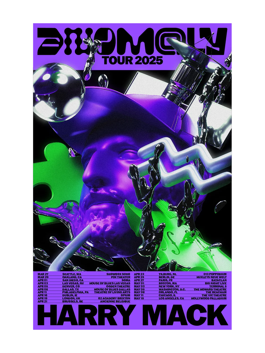Anomaly Tour 2025 Poster product image (1)