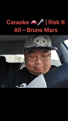 I'm back with Caraoke 🚗🎤
Risk It All – Bruno Mars

#Caraoke
#brunomars
#riskitall
#karaoke 
#songcover