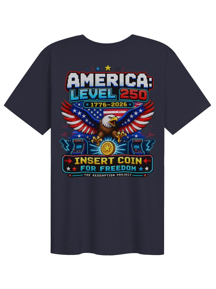 America Level 250 Retro Gaming T-Shirt product image (12)