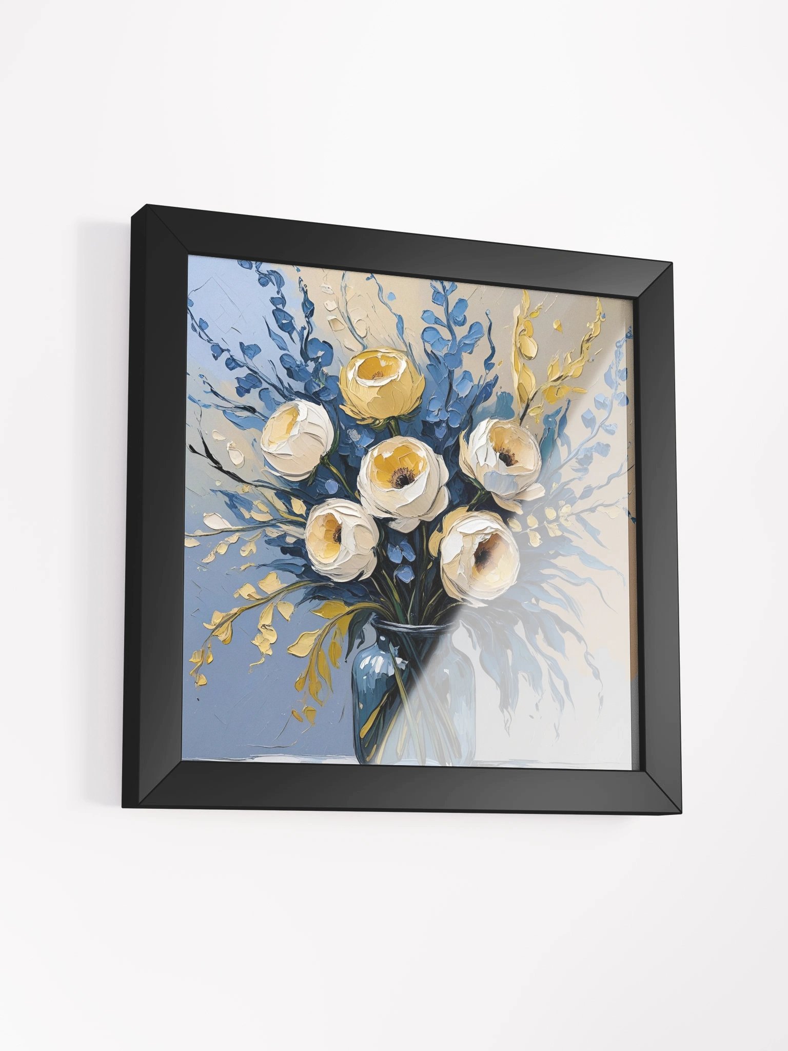 Yellow and Blue Peonies product image (12)