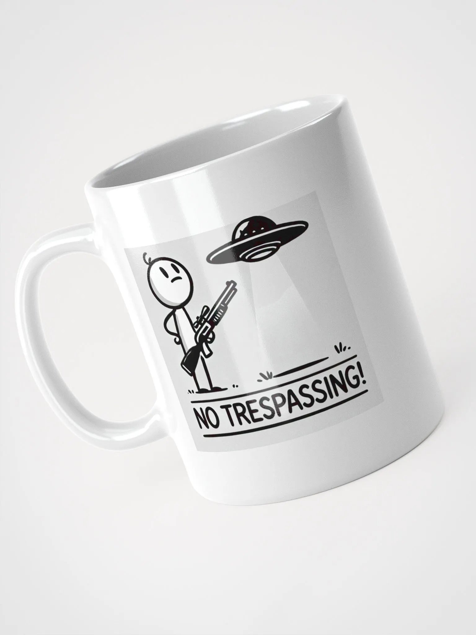 No Trespassing Mug! product image (8)