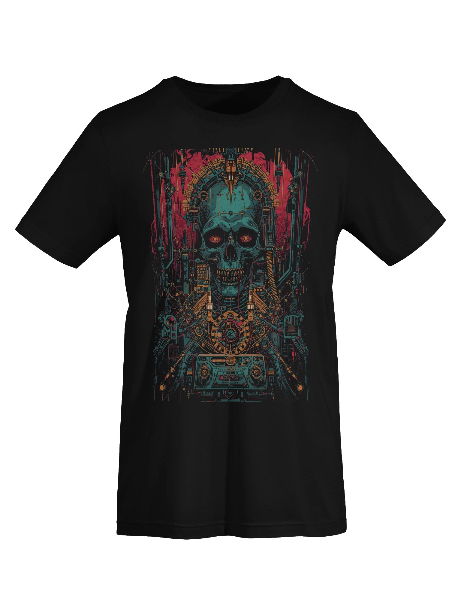 Cybernetic Skull Lightweight T-Shirt product image (4)