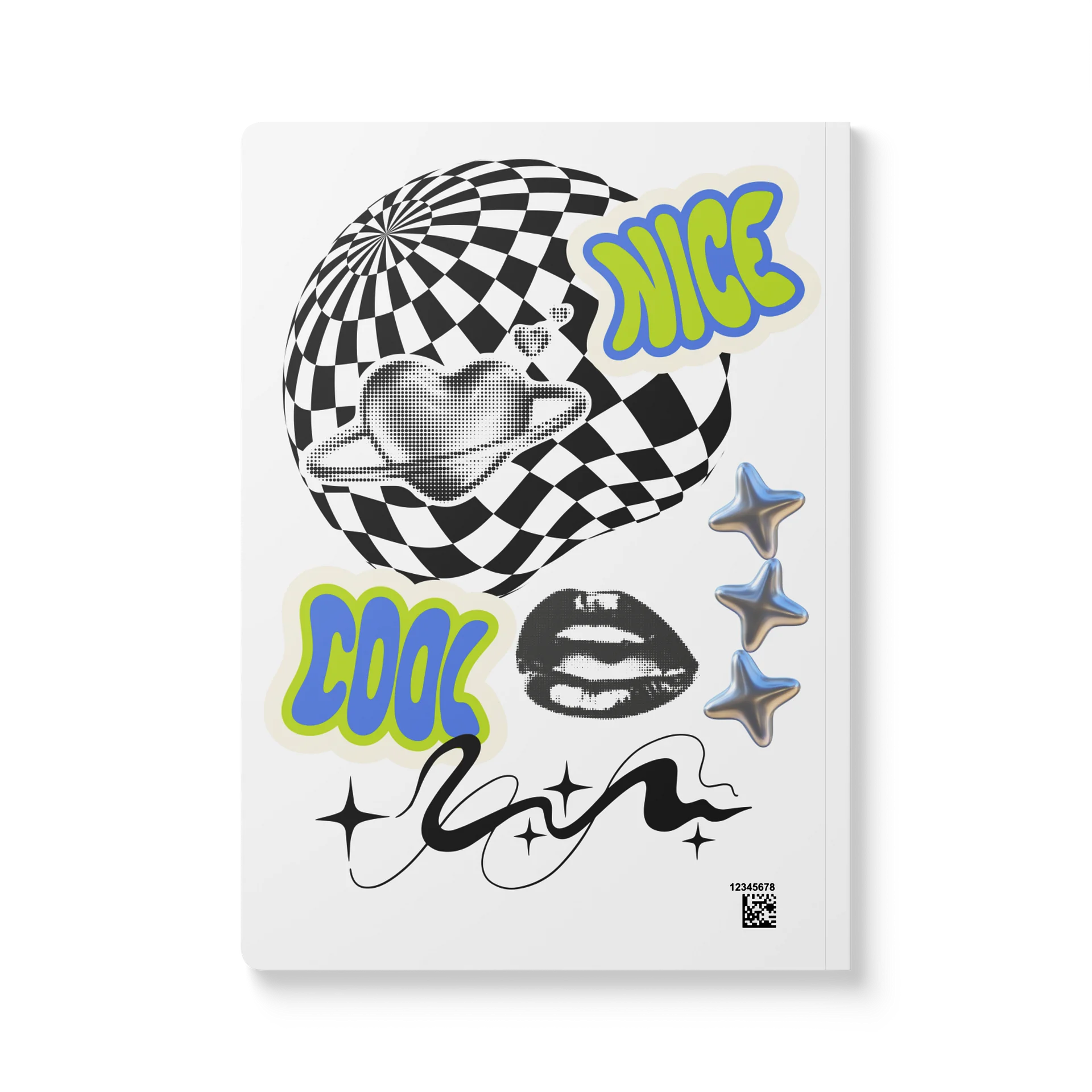 Retro Sticker Collage Journal product image (3)