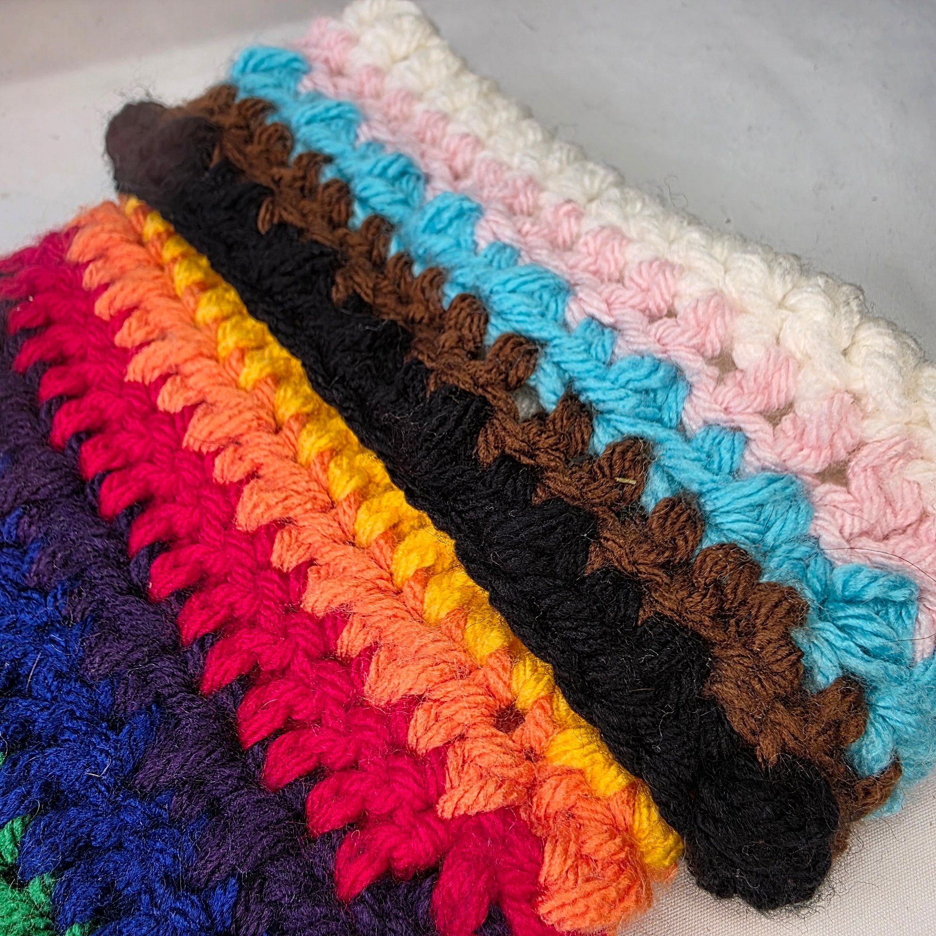 Crochet Pride Holiday Stocking: LGBTQIA, Holiday or Christmas Gift, Handmade product image (10)