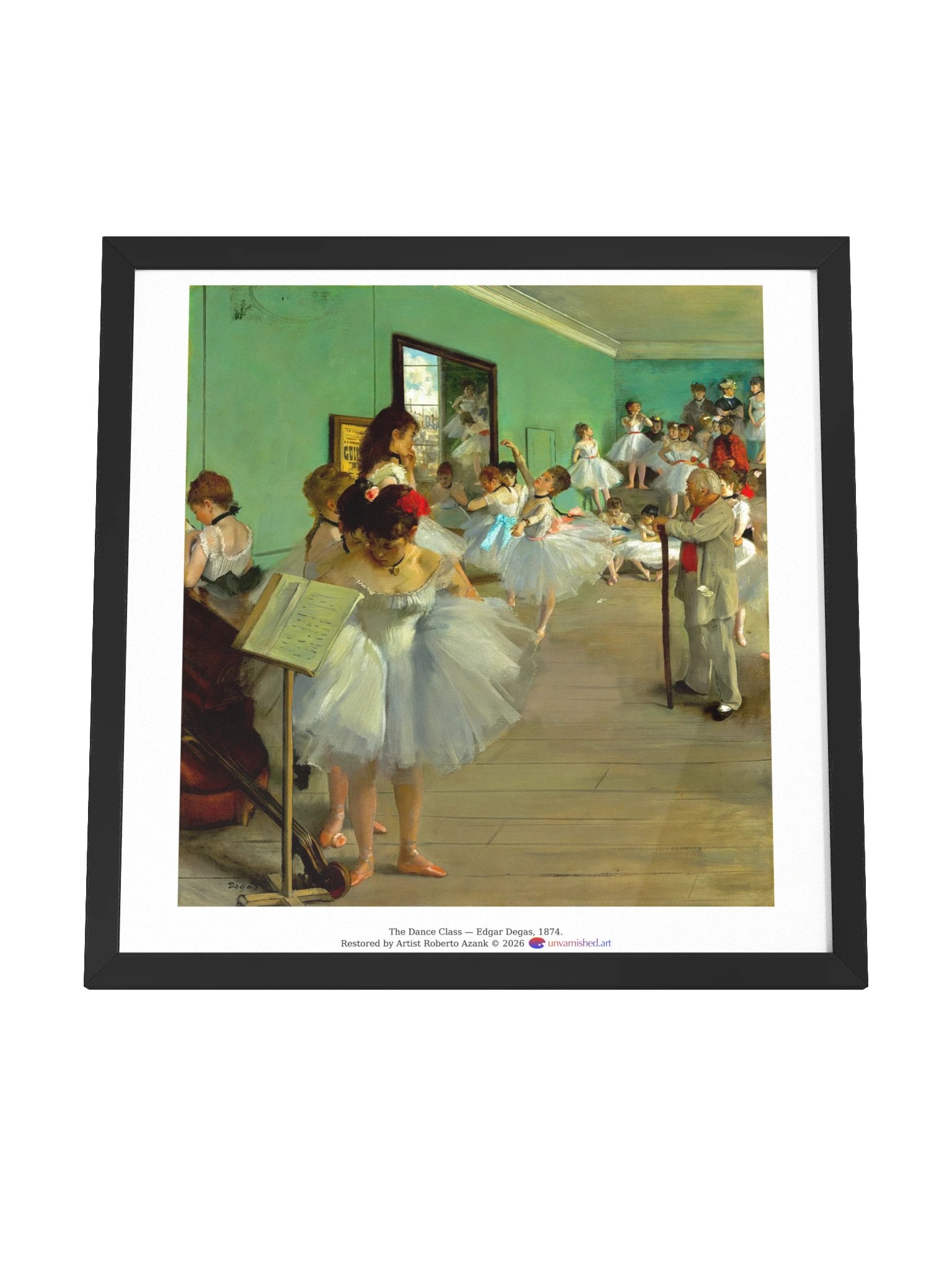 The Dance Class — Square Framed Matte Poster product image (4)