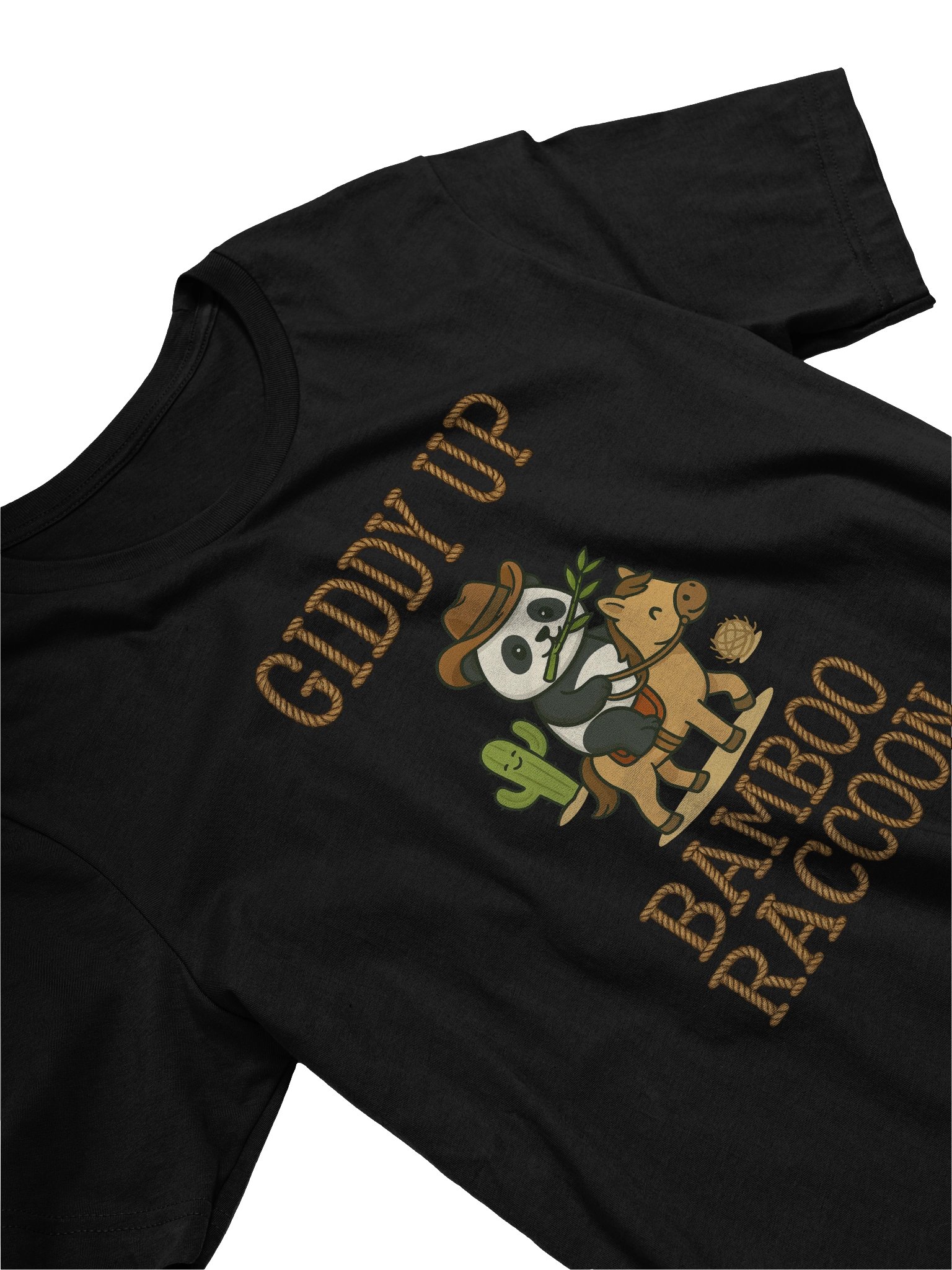 Giddy Up Bamboo Raccoon Tee product image (3)
