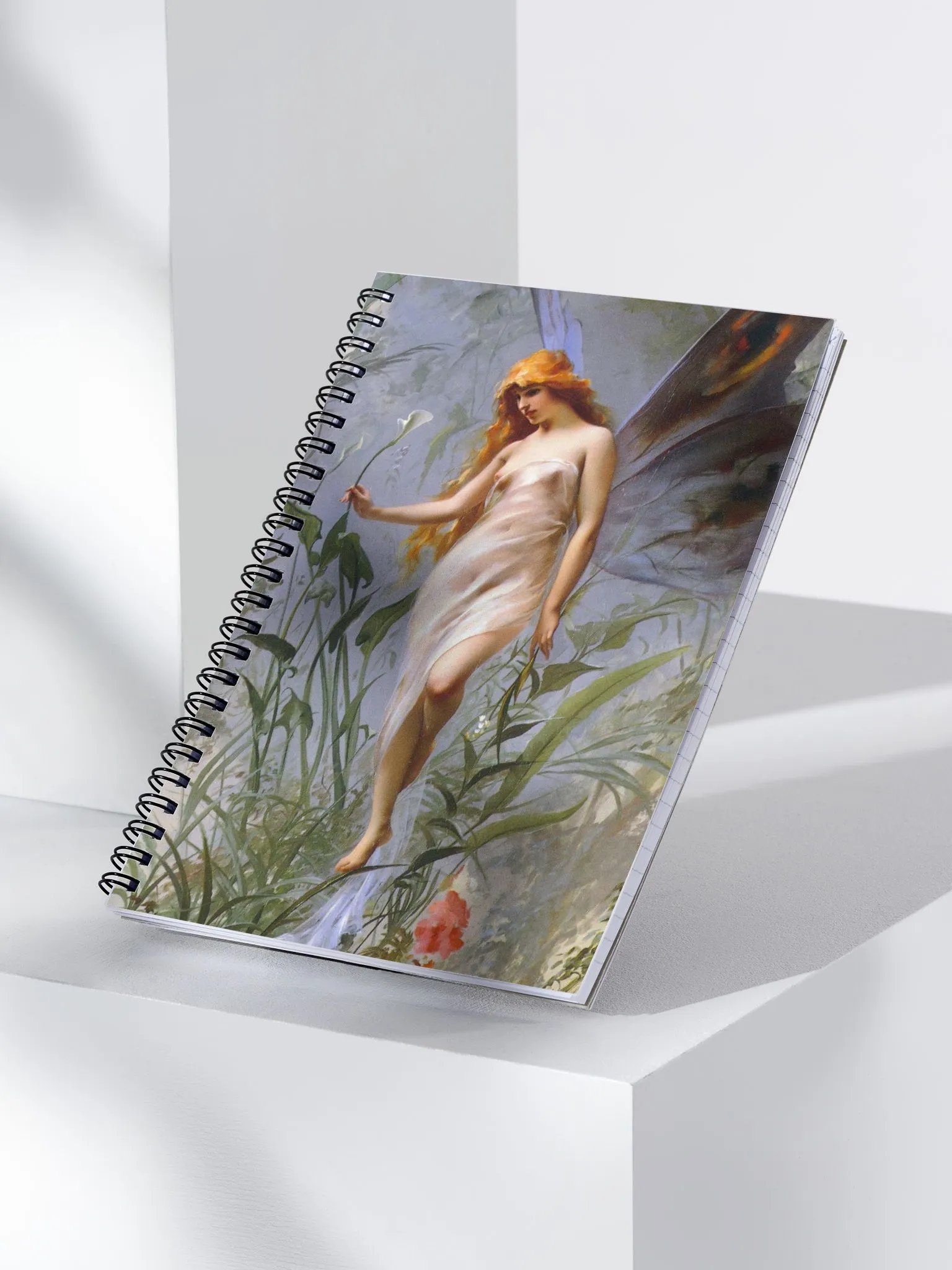 ''The Lily Fairy'' by Falero Luis Ricardo Spiral Notebook product image (3)