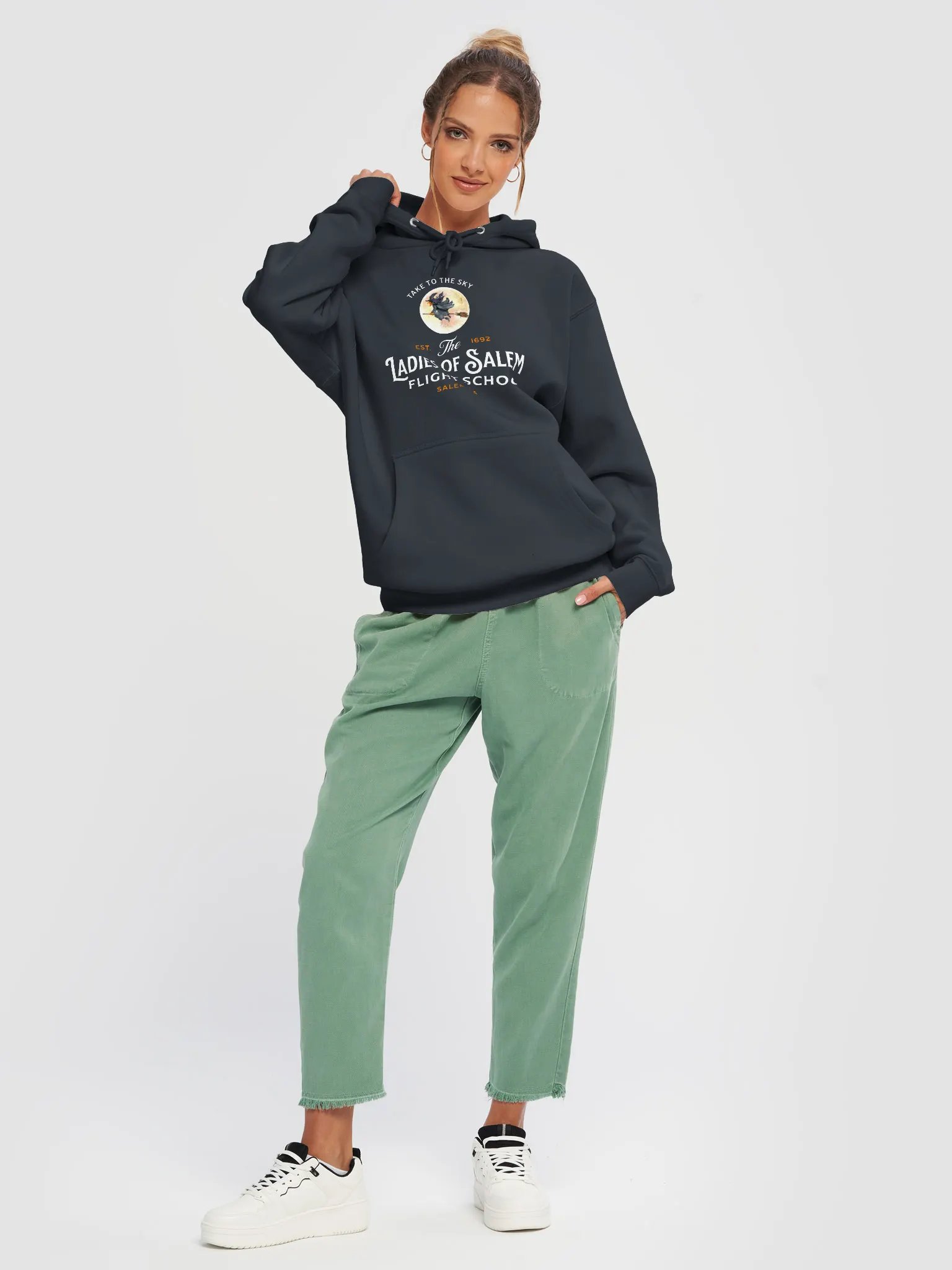 Witch Take to the Sky Premium Halloween Hoodie product image (5)