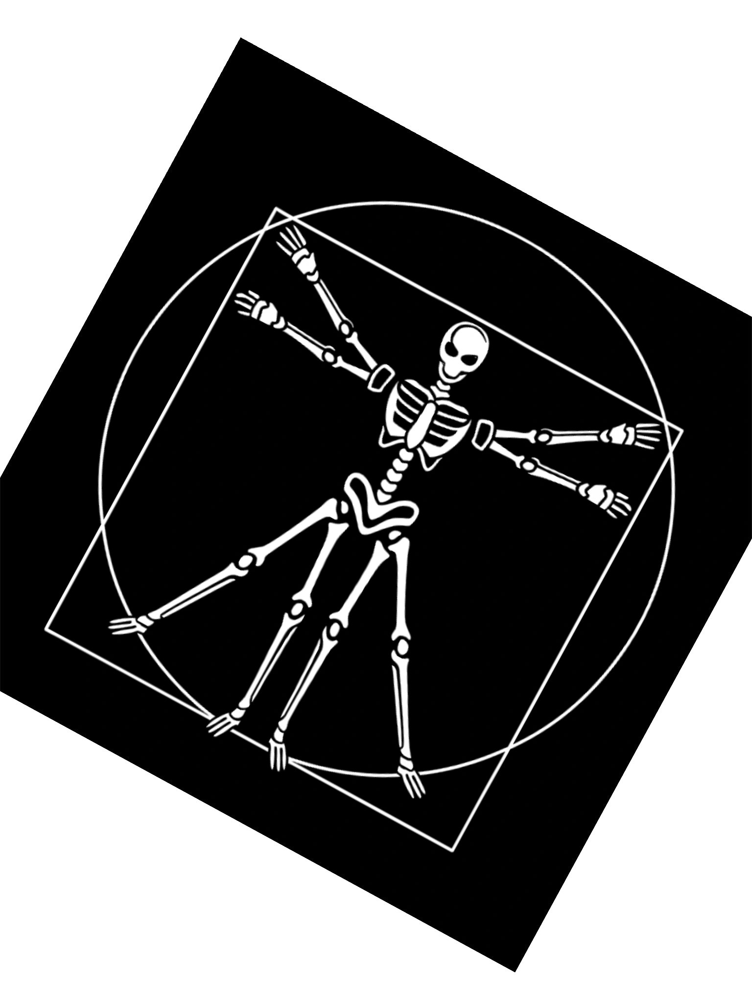 Vitruvian Cyborg - Kiss Cut Stickers product image (2)
