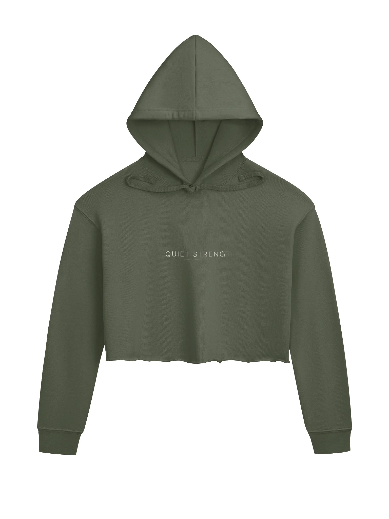 Quiet Strength Crop Hoodie product image (1)