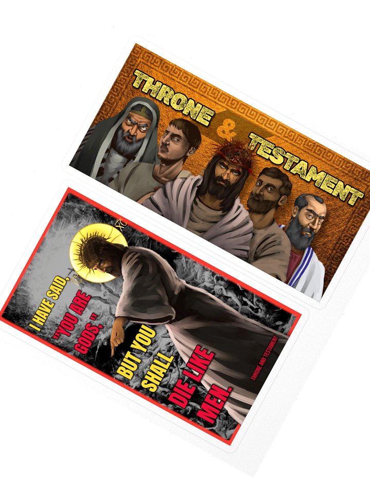Throne and Testament Sticker - Psalm 82 product image (2)