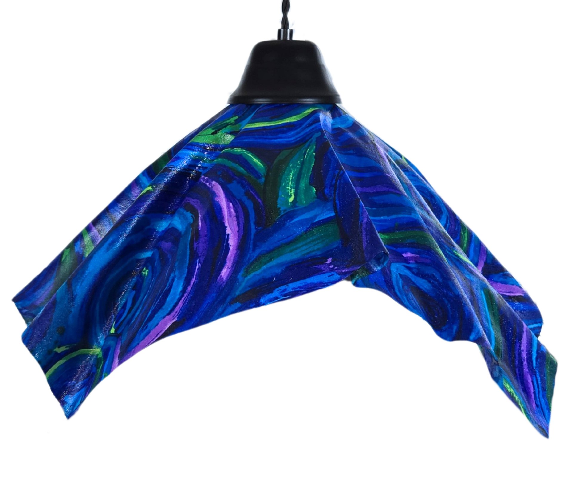 Swirling Blue Pendant Light product image (1)