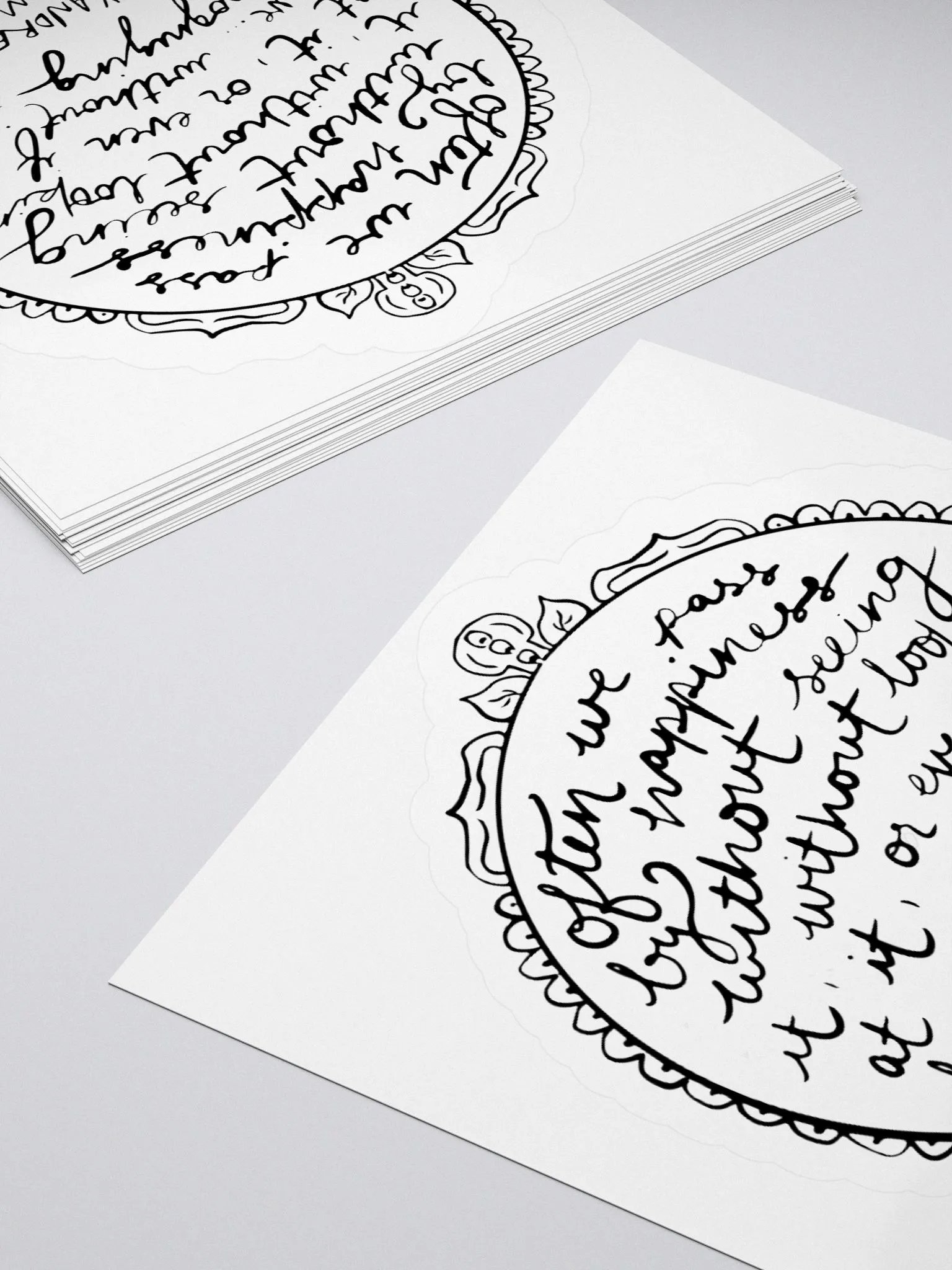 "Recognize Happiness" Sticker product image (4)