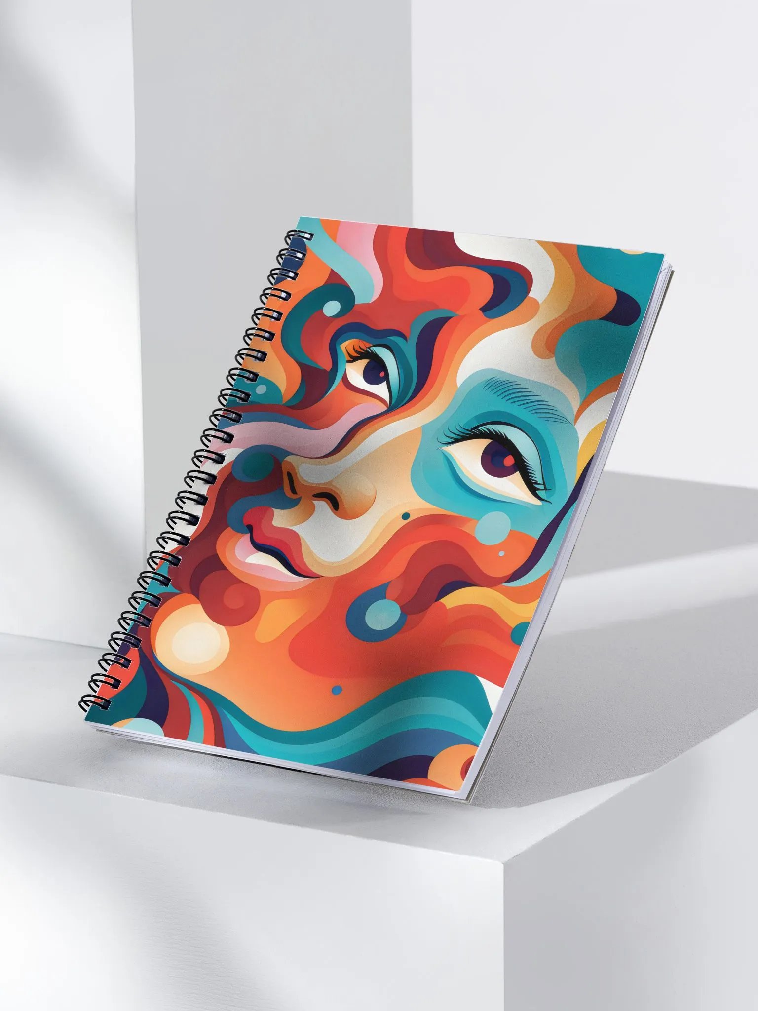 Swirling Vision Spiral Notebook product image (3)