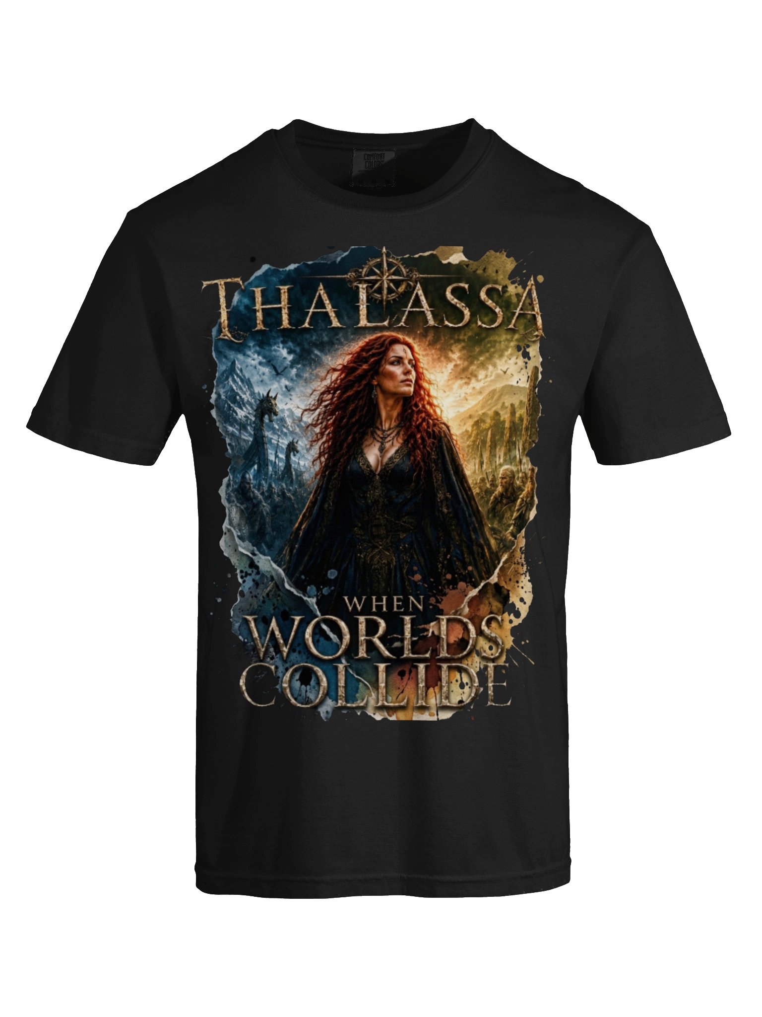 THALASSA - "When Worlds Collide" Heavyweight Official T-Shirt product image (13)