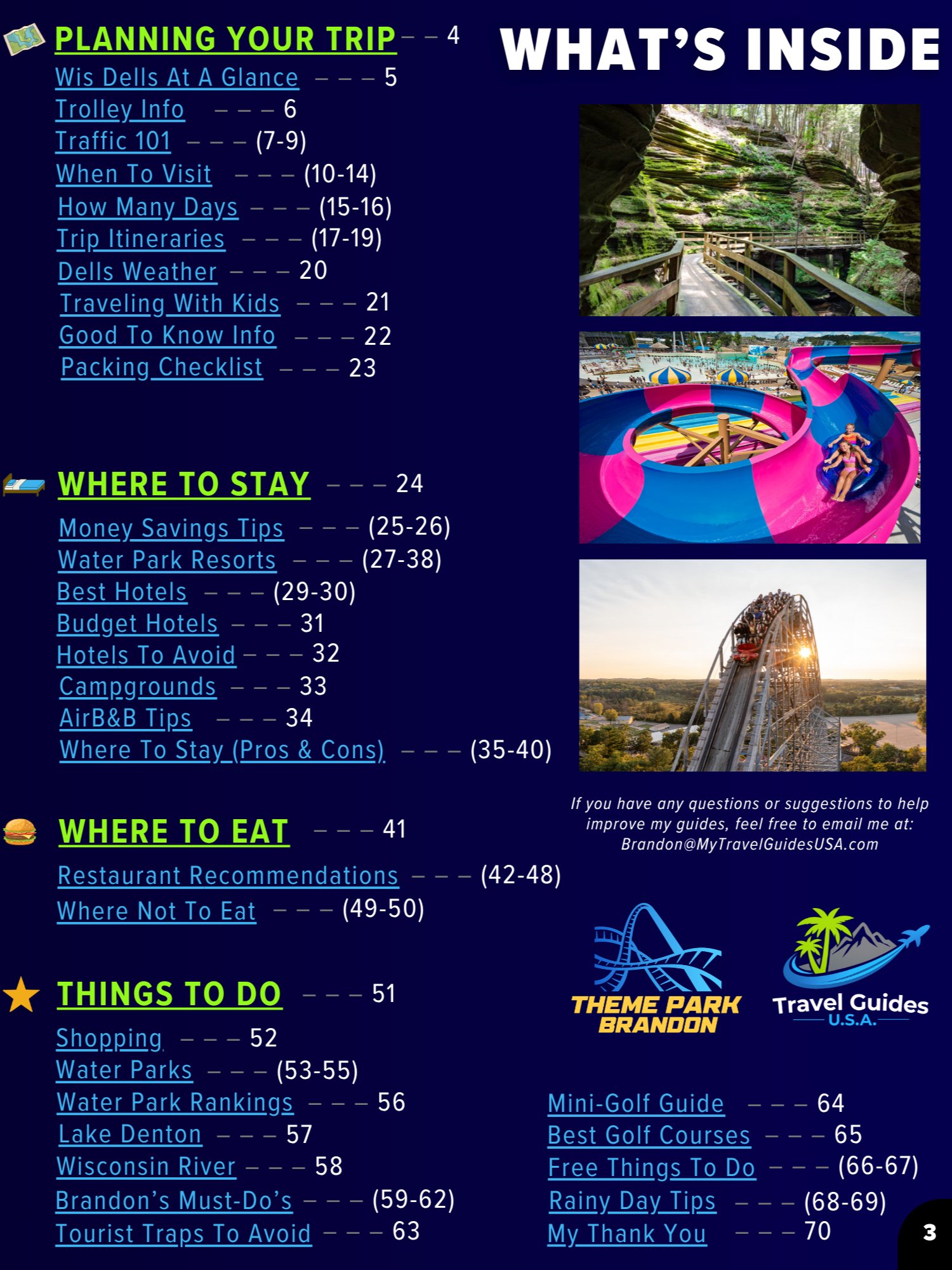 Wisconsin Dells Travel Guide 2026 | 70-Page Printable Digital PDF, Instant Download product image (3)
